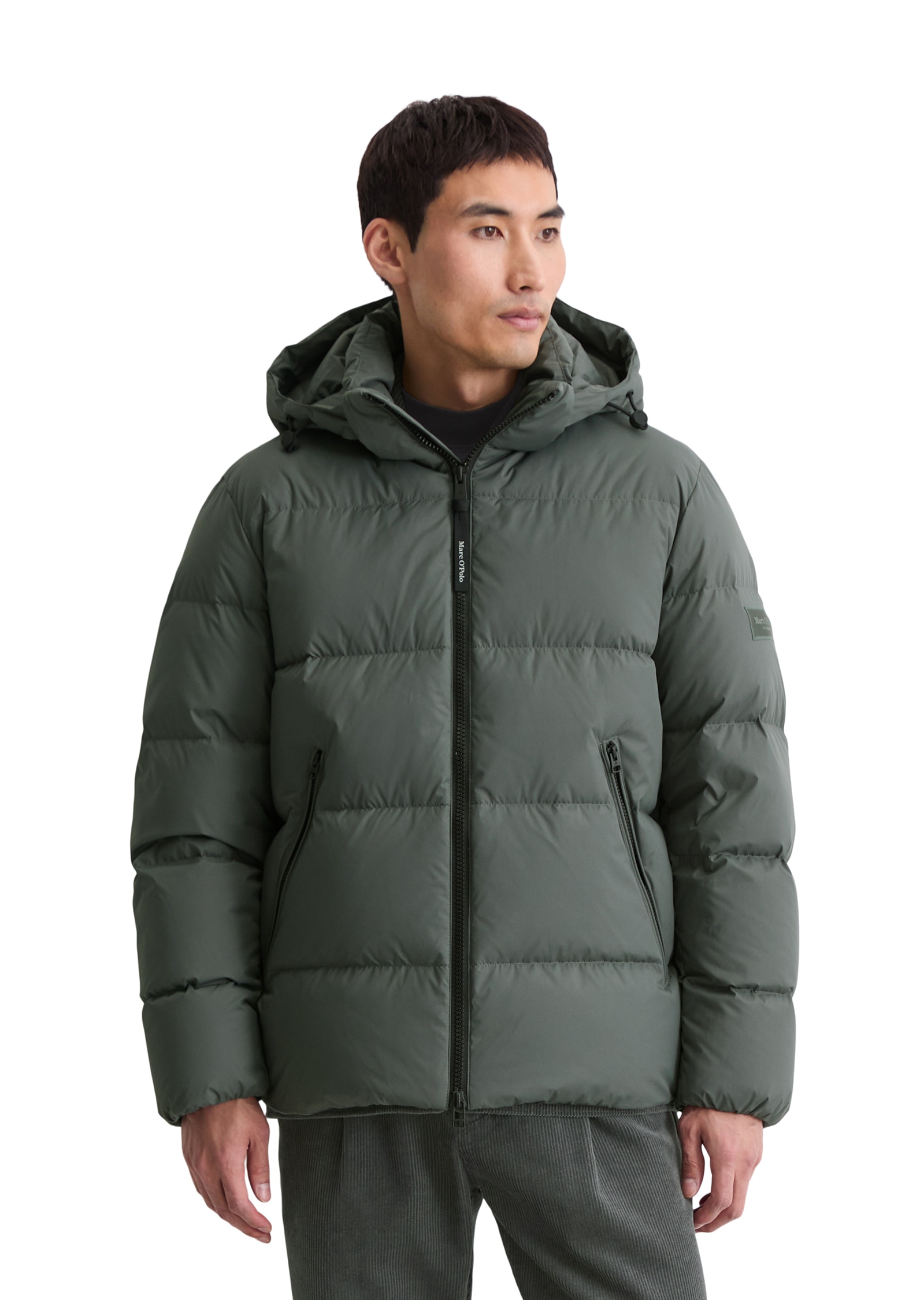 Marc O'Polo Doudoune mit Kapuze mit 2-Wege-Zipper und abnehmbarer Kapuze