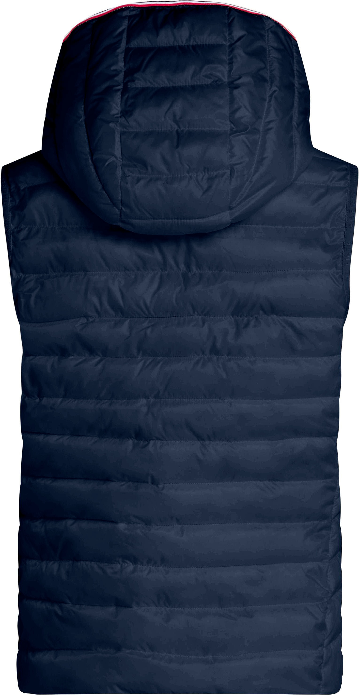 Tommy Hilfiger Steppweste »LW PADDED GLOBAL STRIPE VEST«, (Global Serie TH WOMEN), Reissverschlusstaschen