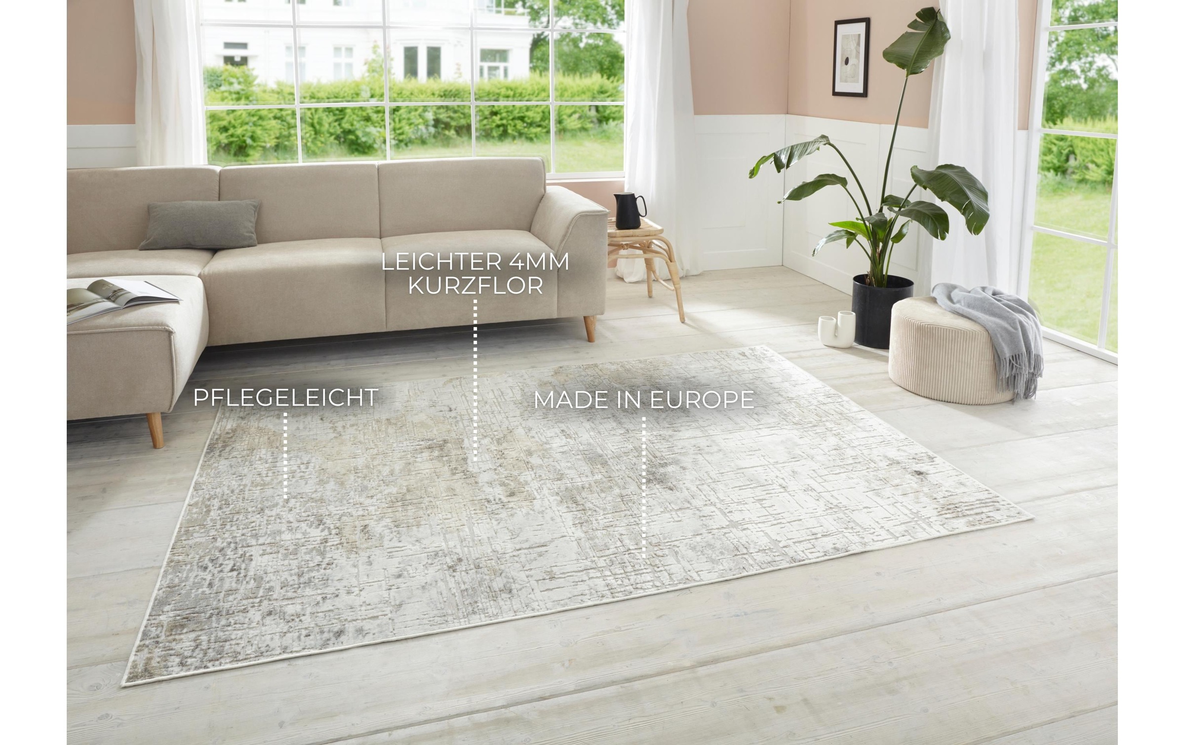 ELLE DECORATION Teppich »Chameis 135 cm x 195 cm«