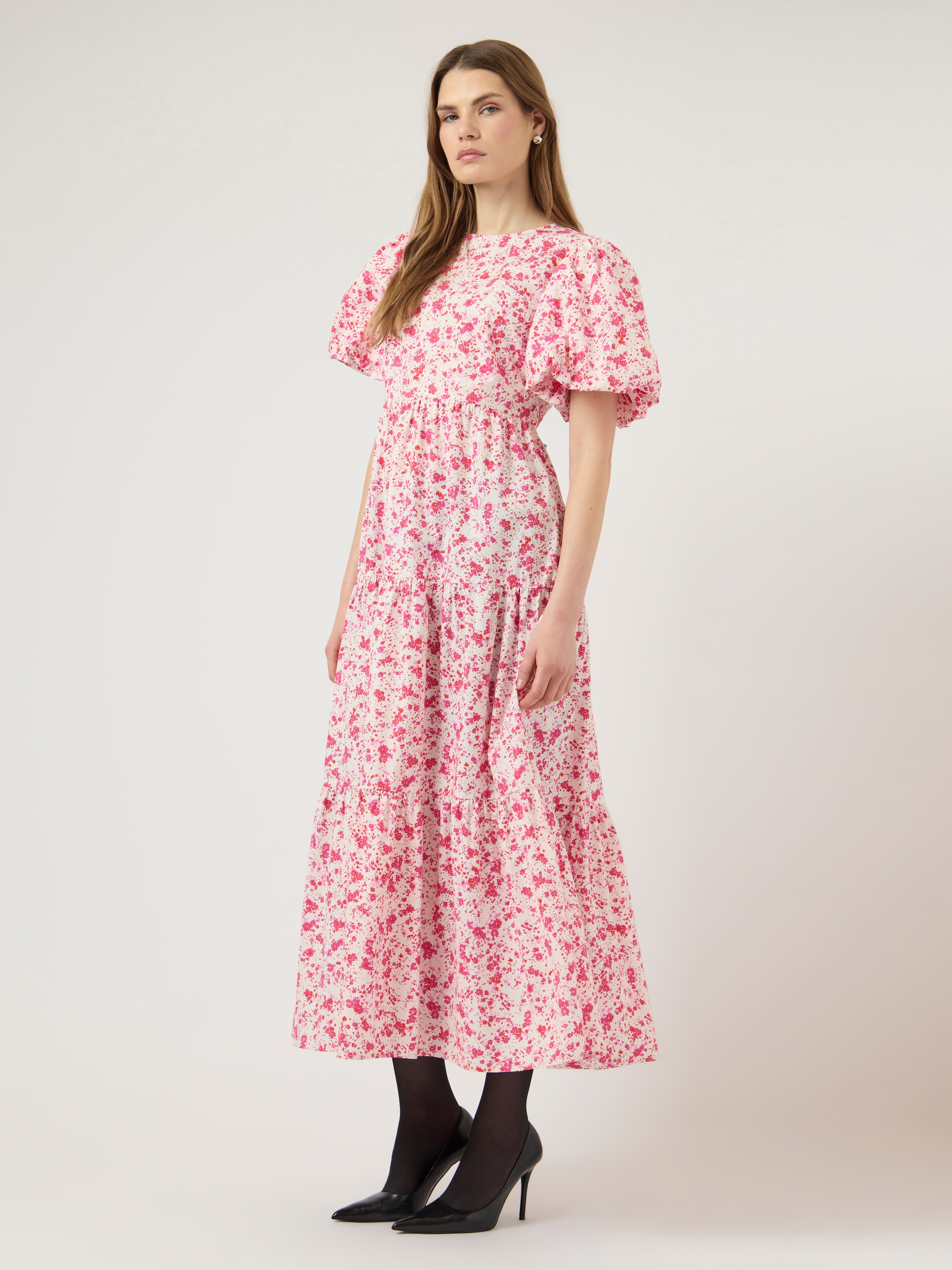Y.A.S Robe midi »YASCOLEA SS ANKLE DRESS S. NOOS« Sommerkleid, Baumwolle, knöchellang