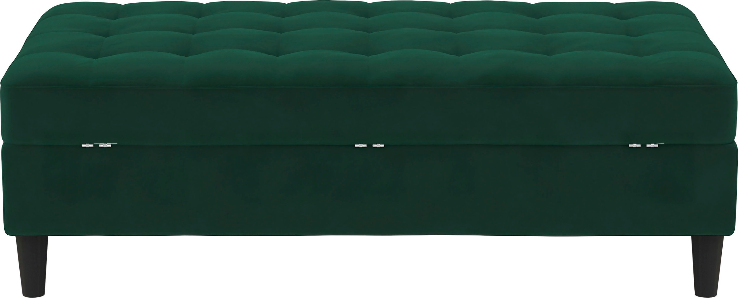 Dorel Home Stauraumhocker »Presley«, Polsterhocker mit Stauraum, frei im Raum stellbar, Sitzhöhe 43 cm