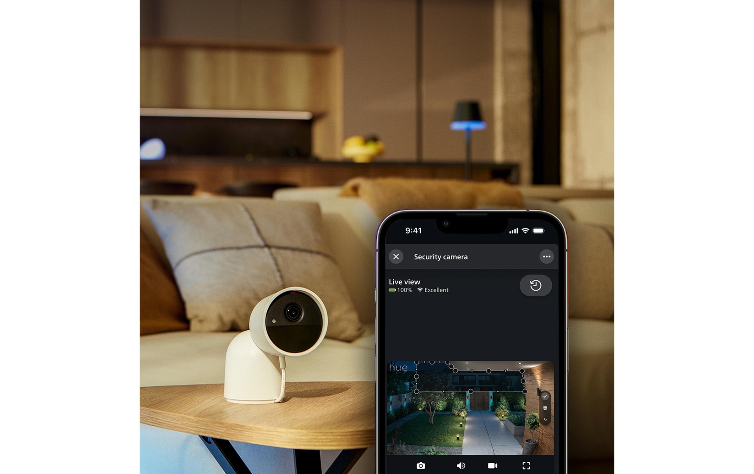   Caméra de surveillance »Secure Kamera 2k Desktop« Innenbereich