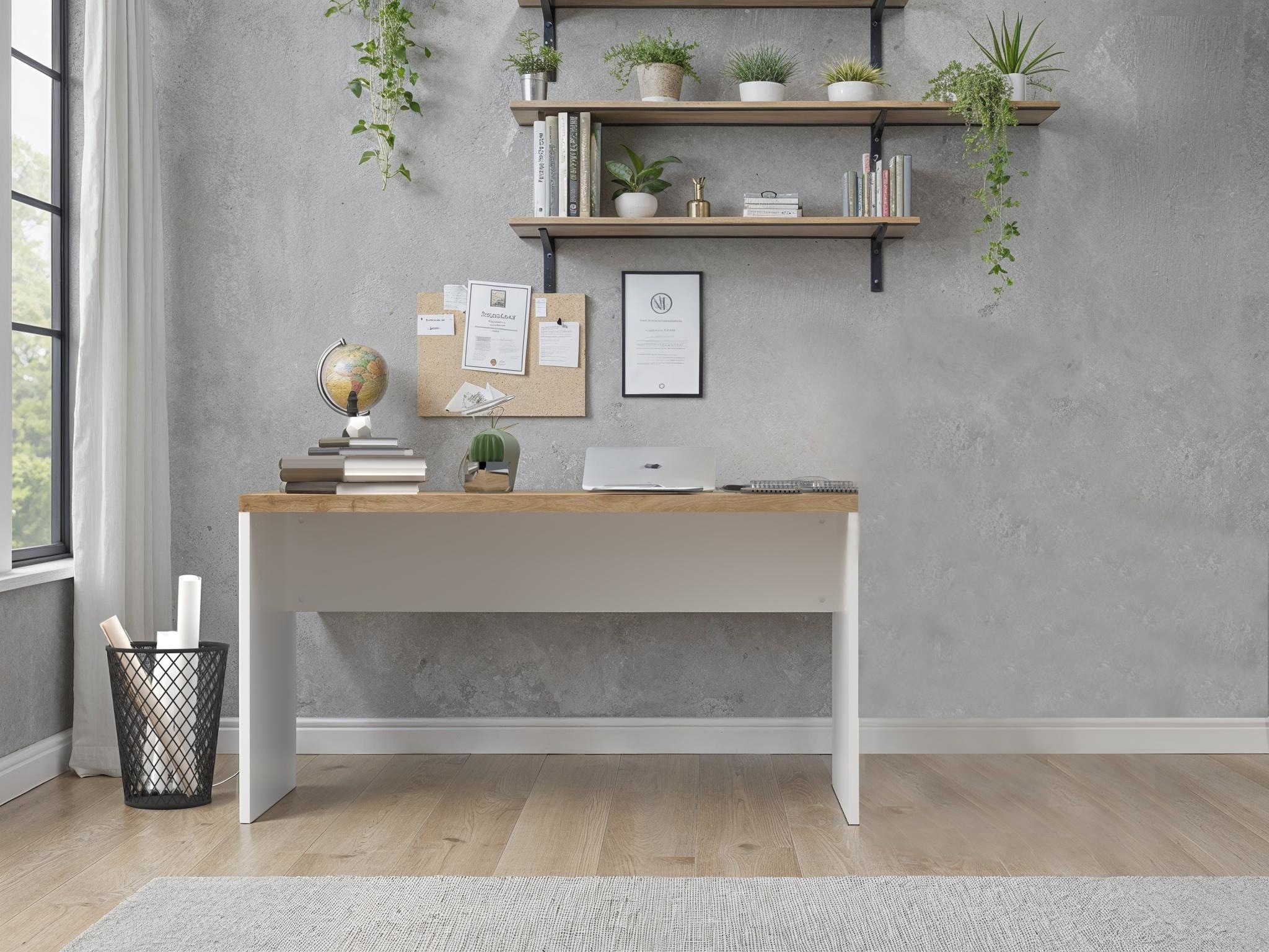 INOSIGN Schreibtisch »Easy, Computertisch – 38 mm Platte, perfekt fürs Büro & Homeoffice« Breite 138 cm, in 2 Grössen, optional erweiterbar