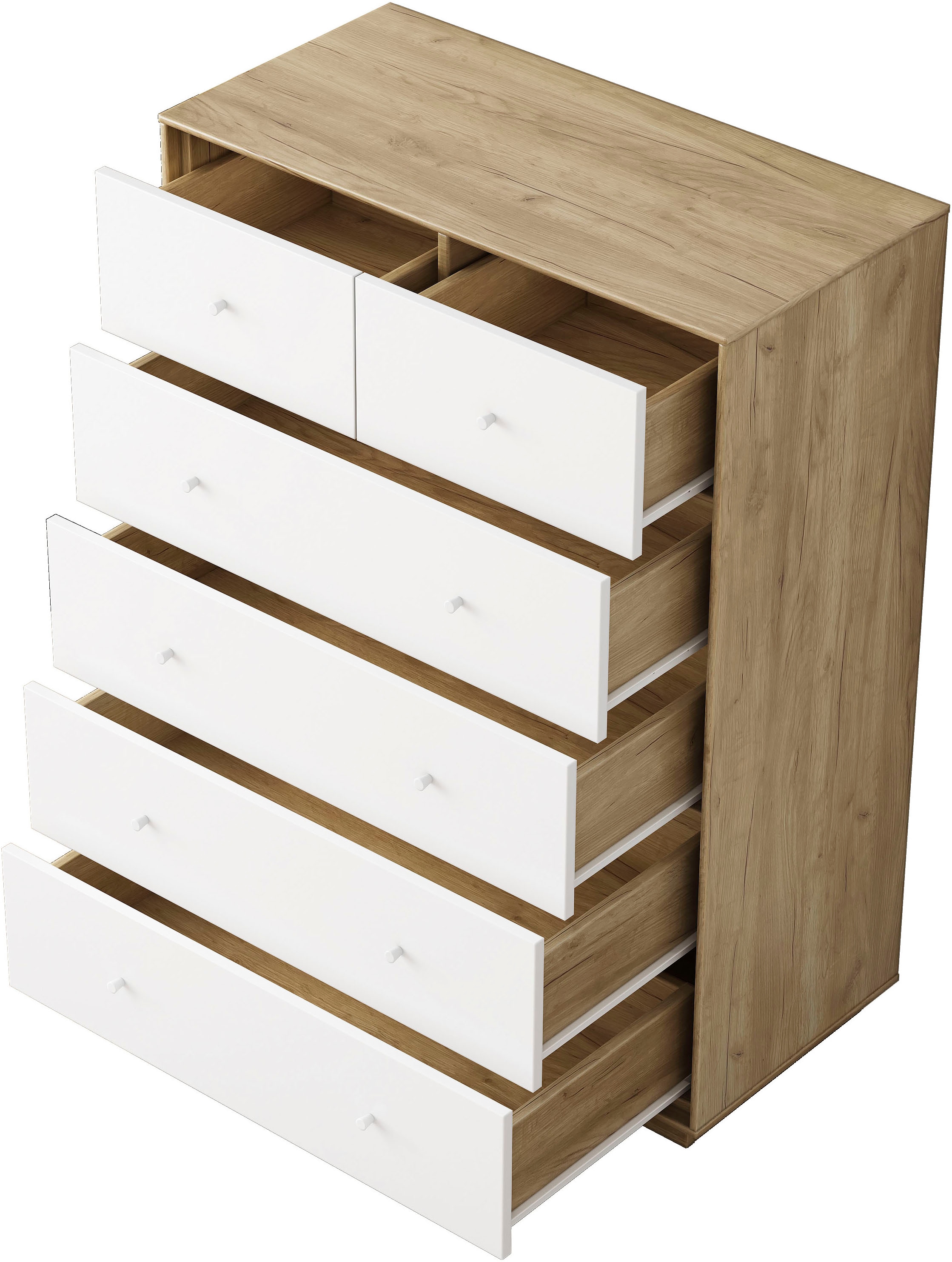 GOODproduct Kommode »Blaire« kratzfeste Melaminoberfläche, ABS-Kanten und FSC-zertifiziertem Holz