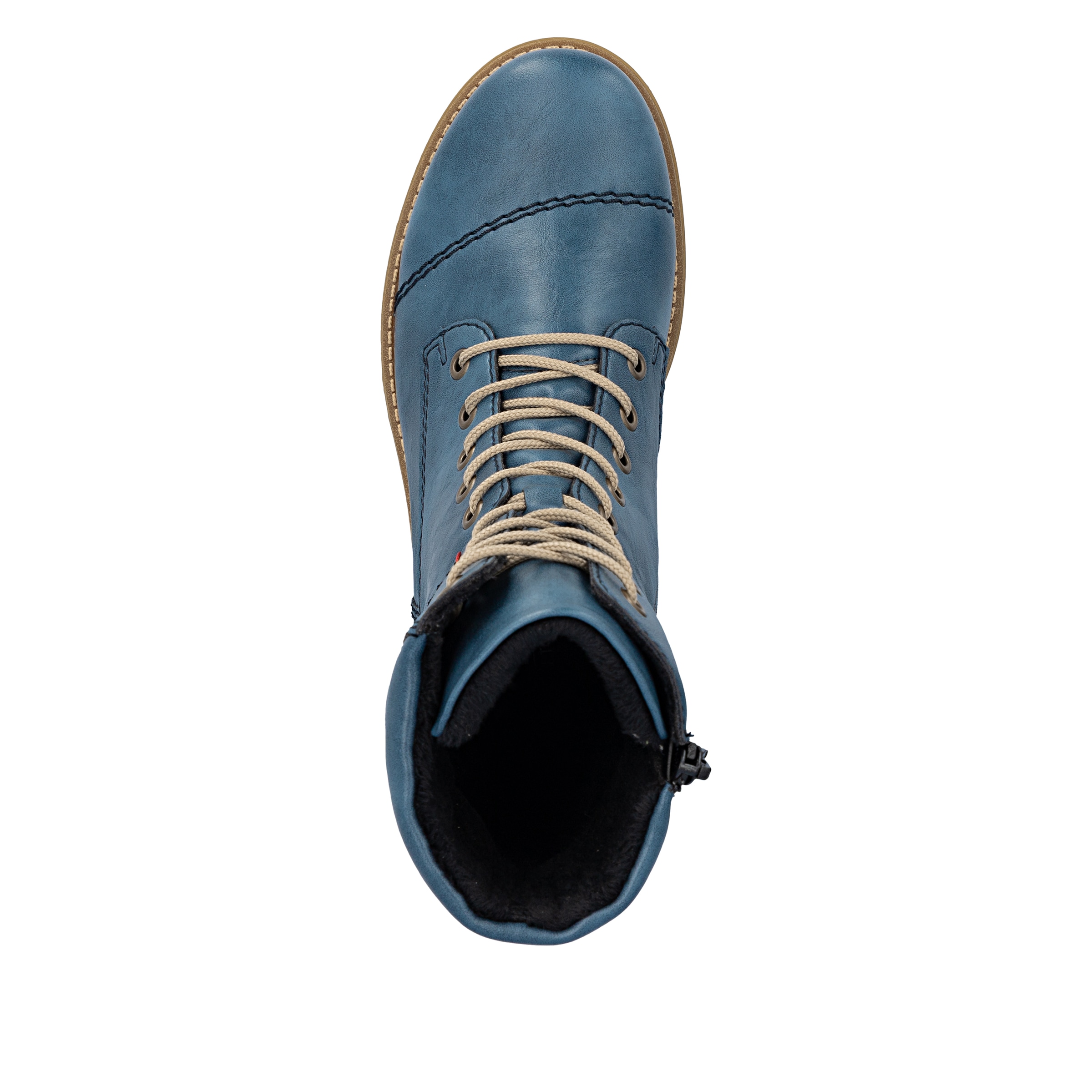 Rieker Schnürstiefelette  Schnürboots, Herbstboots mit gepolstertem Schaftrand