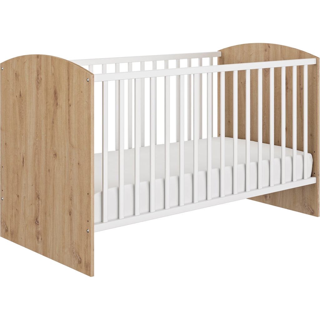 Galipette Babymöbel-Set »Arthur«, (5 St., mit Bett und Bettschublade, Wickelkommode, Wickelaufsatz und Regal)