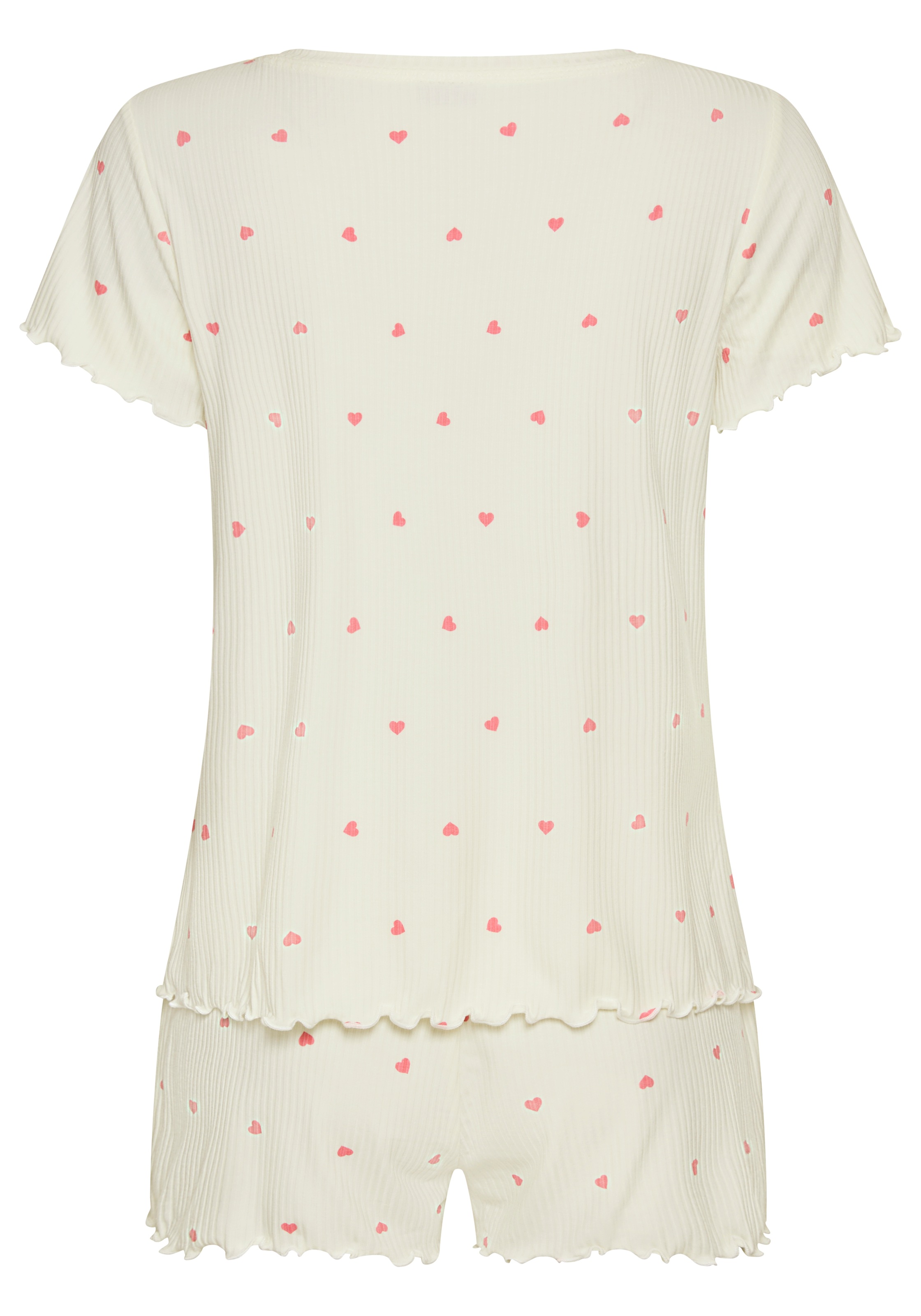 Vivance Dreams Shorty Set, 2-teilig, 2 tlg. mit süssem Herzchendruck