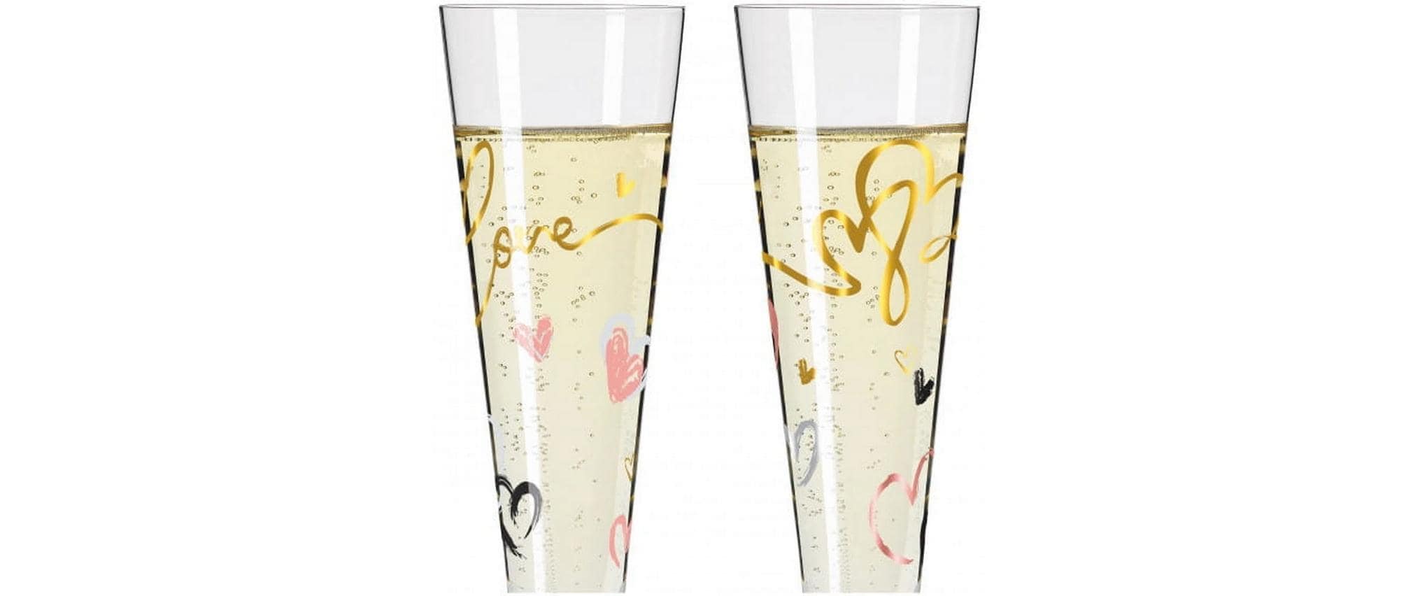 Ritzenhoff Champagnerglas »Goldfarbennacht F23 205 ml, 2 Stück«