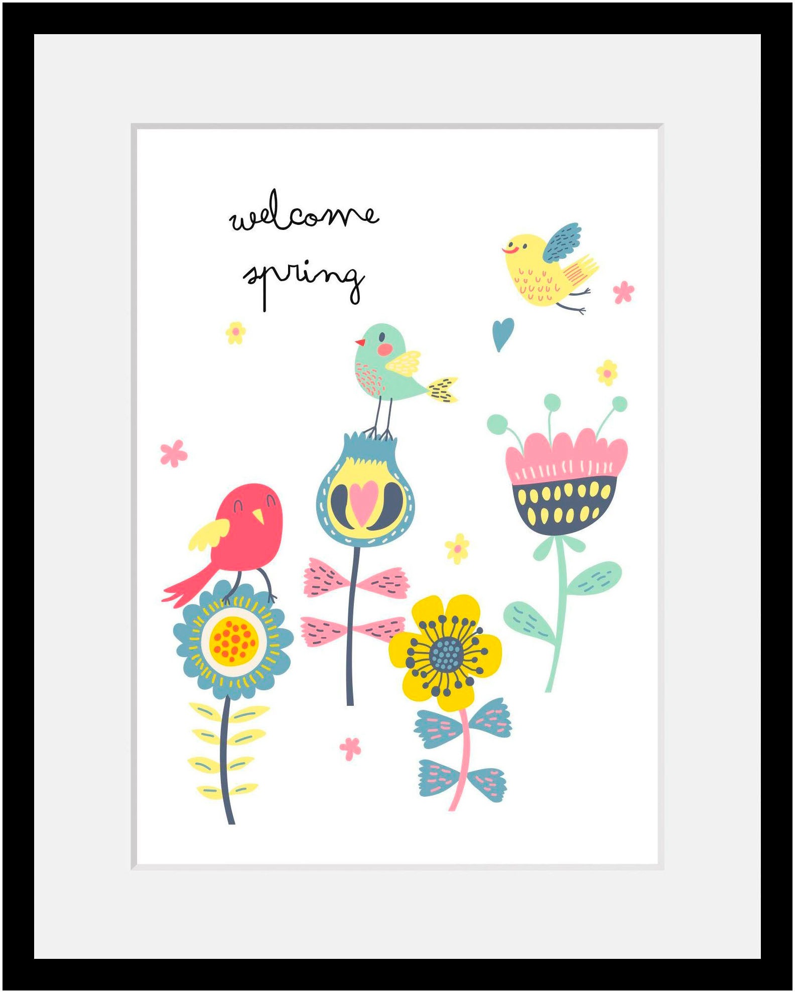 Image of Home affaire Bild »Welcome spring«, mit Rahmen bei Ackermann Versand Schweiz