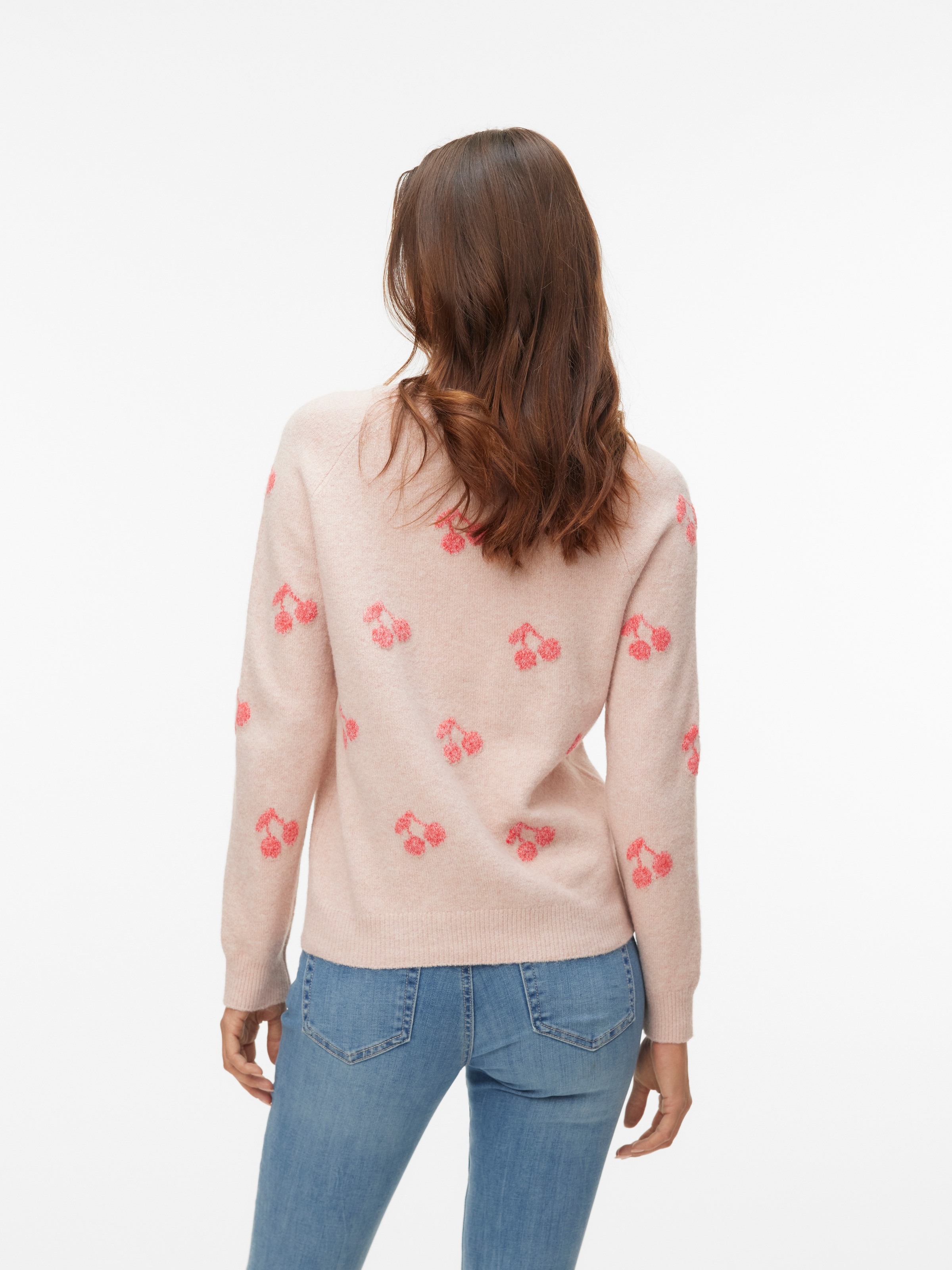 Vero Moda Rundhalspullover »VMDOFFY INTARSIA LS O-NCK PULLOV GA NOOS« mit Strickmuster