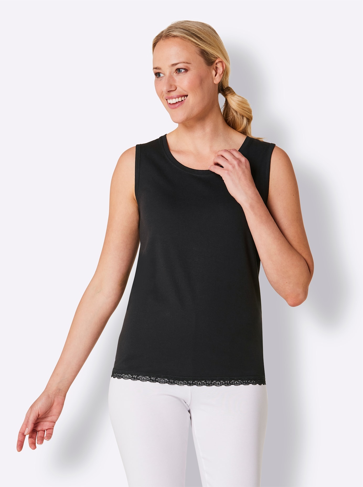 wäschepur Pyjamaoberteil »Schlafanzug-Shirt«, (1 tlg.)