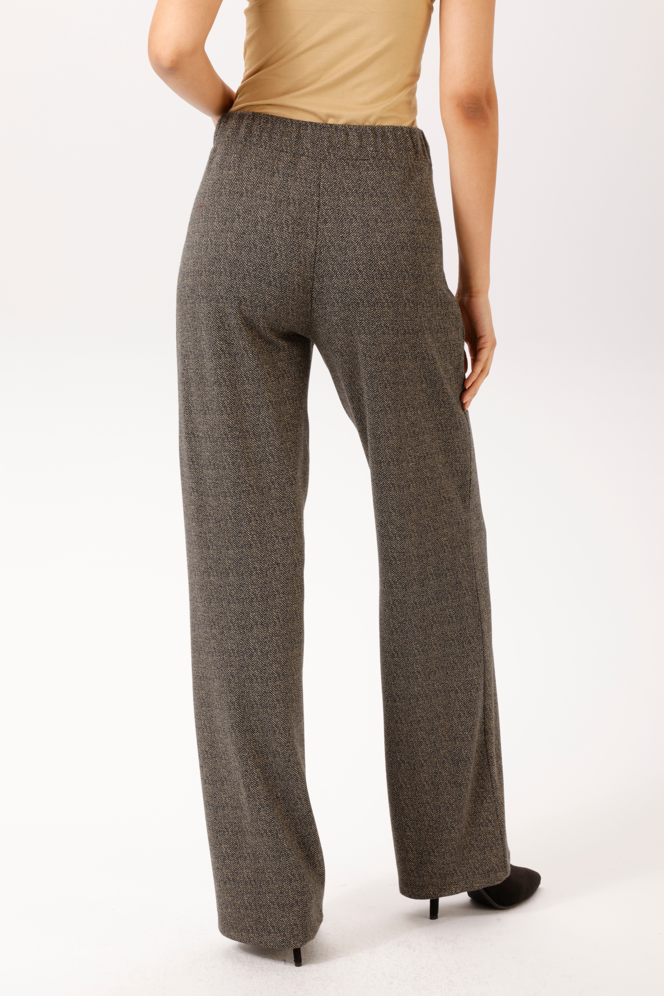 Aniston CASUAL Anzughose  im dezenten Zick-Zack-Muster - NEUE KOLLEKTION