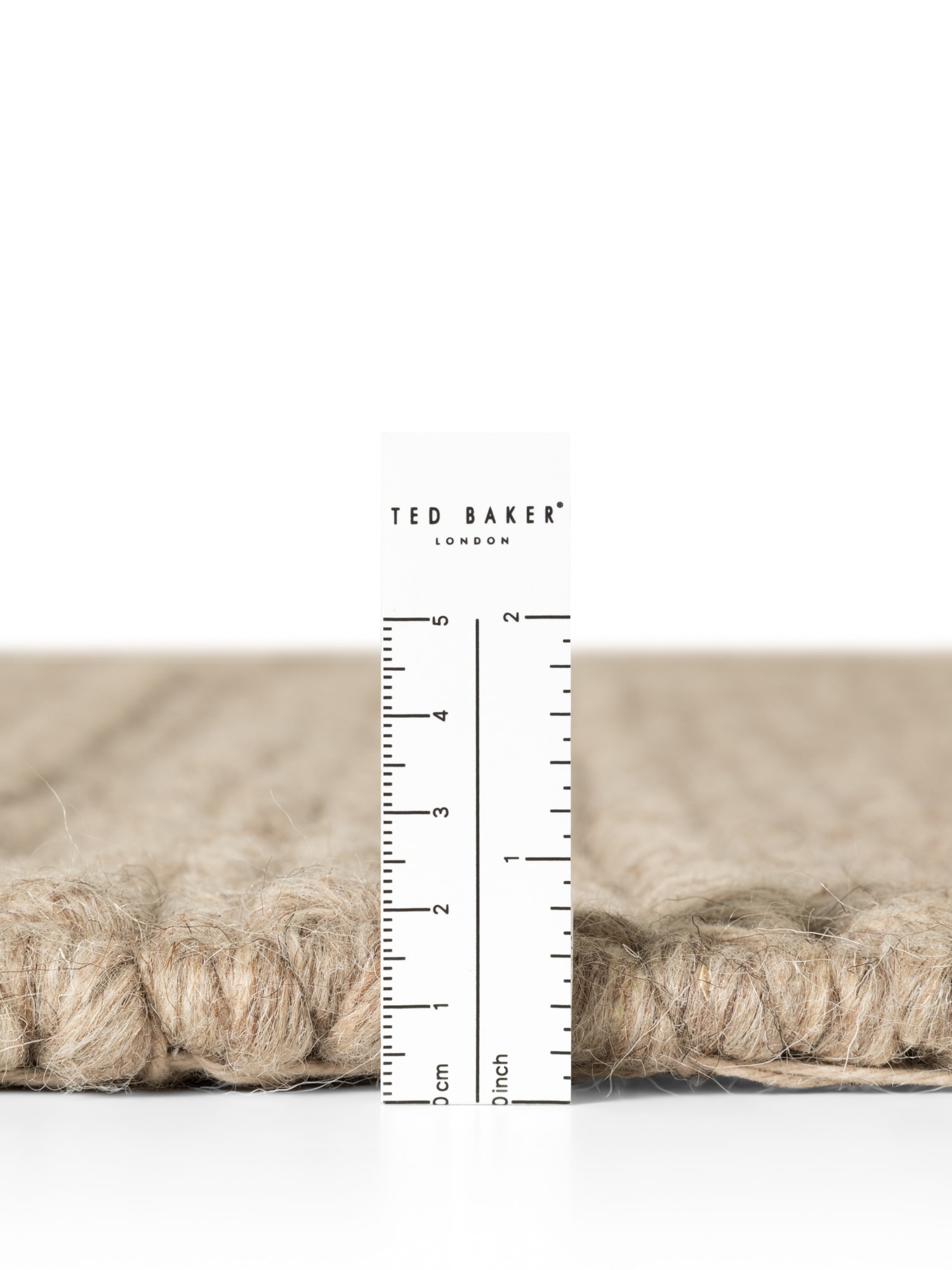 Ted Baker Tapis en laine »Parker« Rectangulaire 7 mm Höhe Wolle, Natur, handgewebt, Wohnzimmer, Schlafzimmer, Boho, Skandi