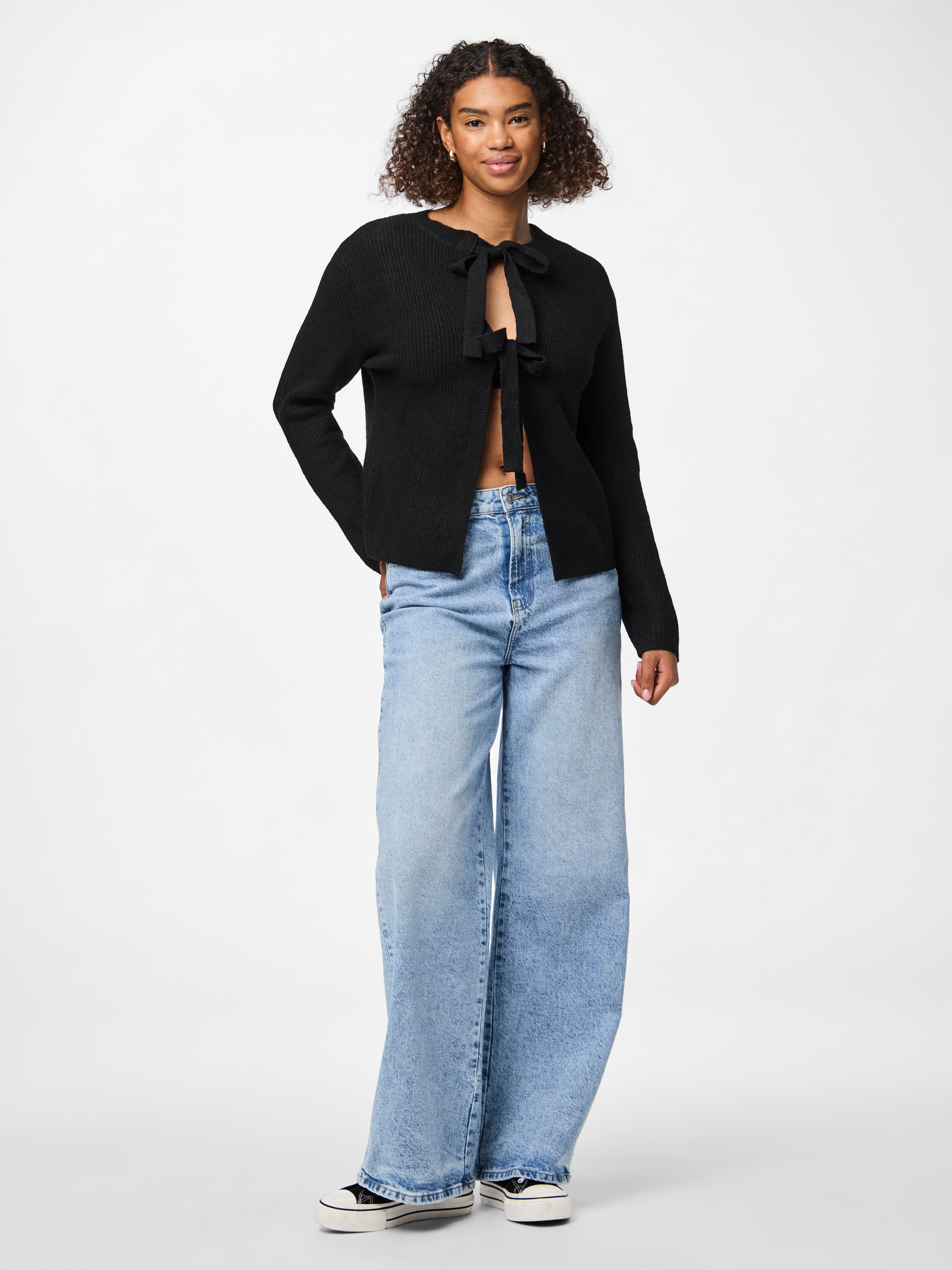 pieces Veste en tricot »PCSILLY LS REV TIE KNIT NOOS BC«