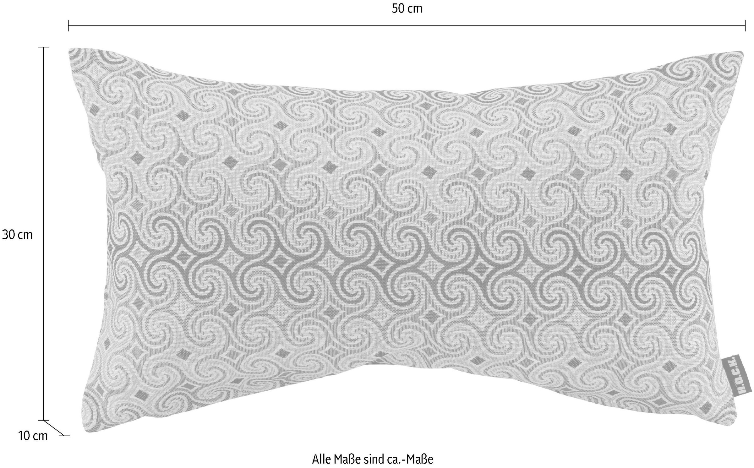 H.O.C.K. Dekokissen »Taner« orientalischen Stil, Kissenhülle mit Füllung, 1 Stück