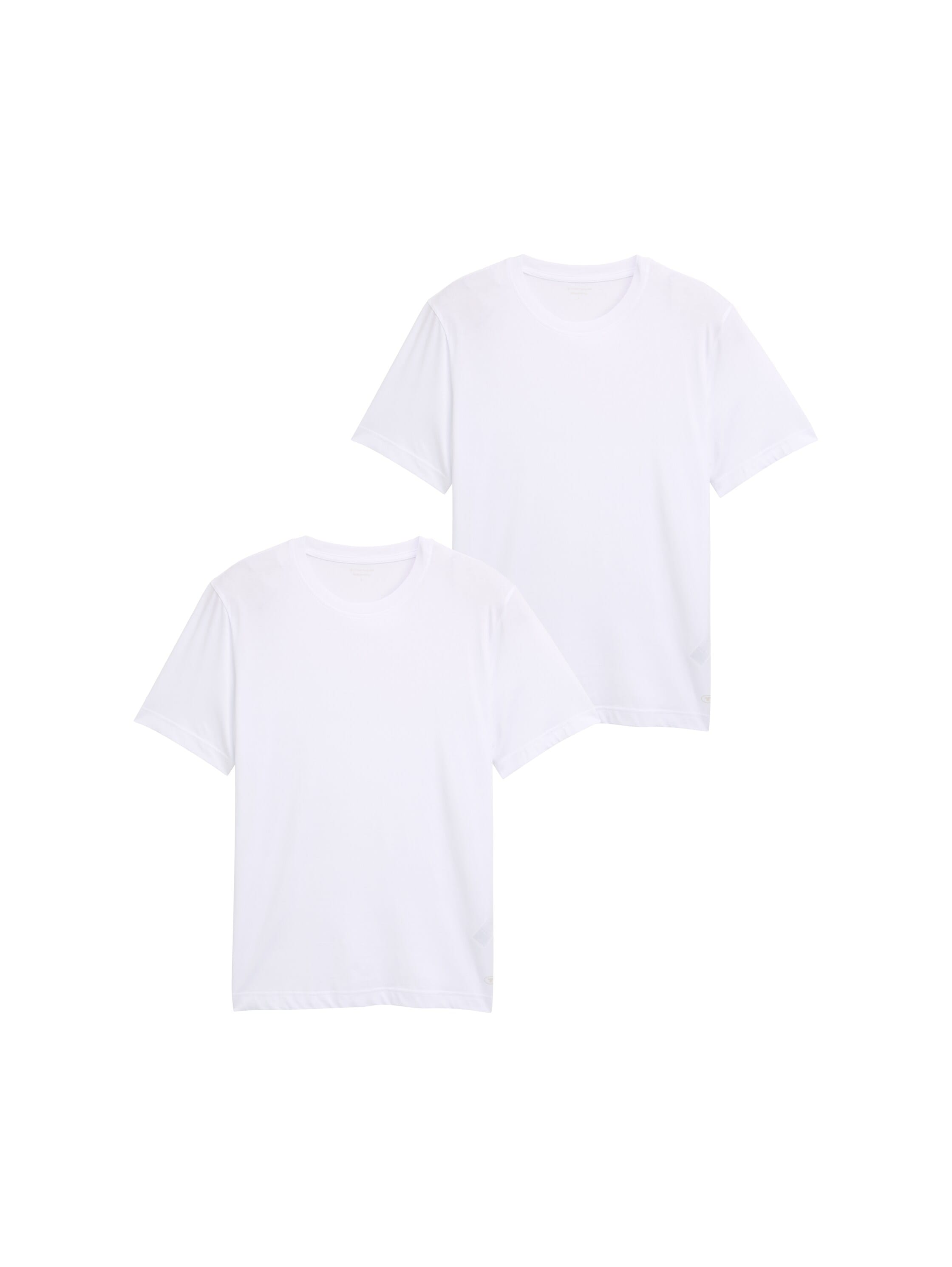Image of TOM TAILOR T-Shirt "Regular" Packung, 2 Stk. mit Logo Print