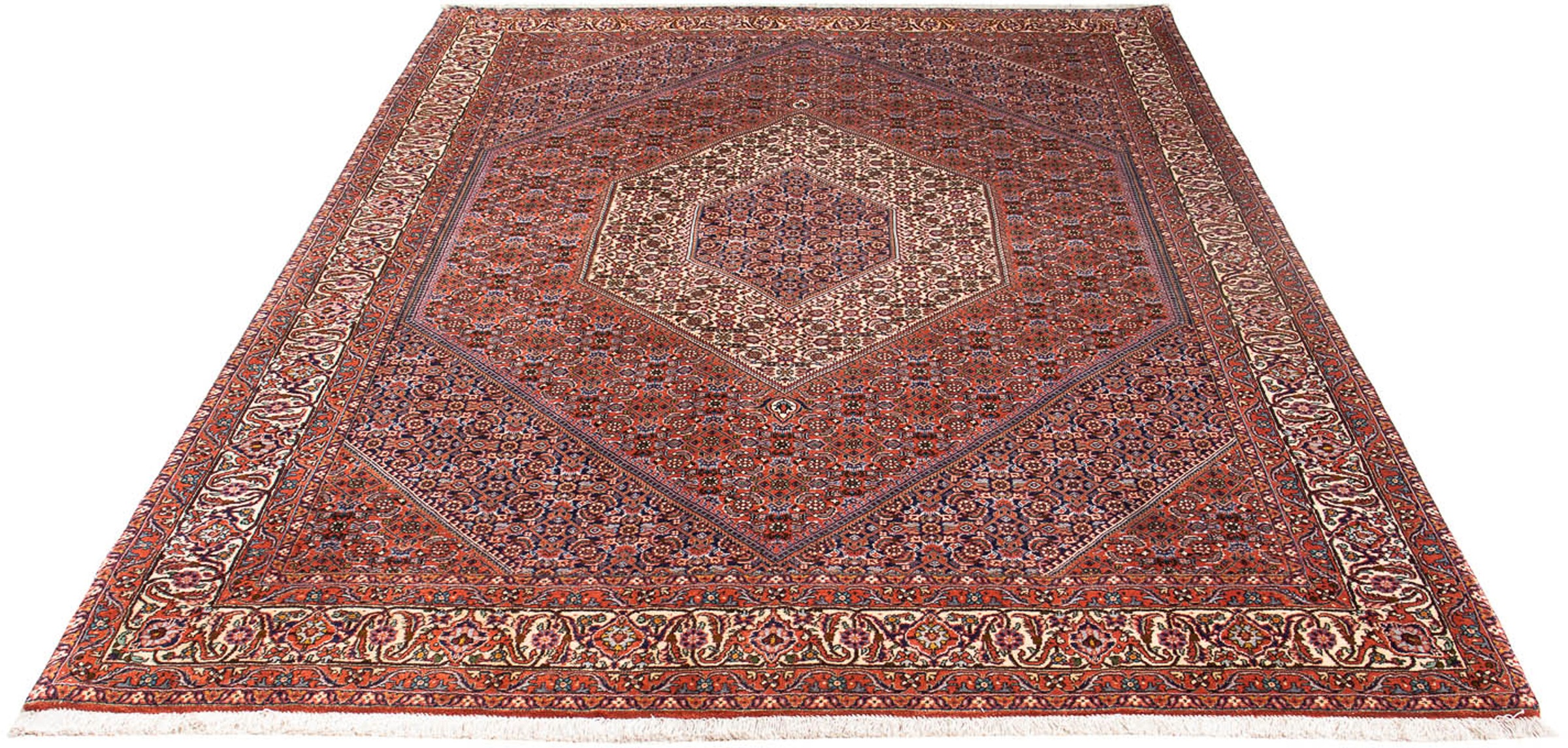 Image of morgenland Orientteppich »Perser - Bidjar - 230 x 166 cm - braun«, rechteckig, 15 mm Höhe, Wohnzimmer, Handgeknüpft, Einzelstück mit Zertifikat bei Ackermann Versand Schweiz