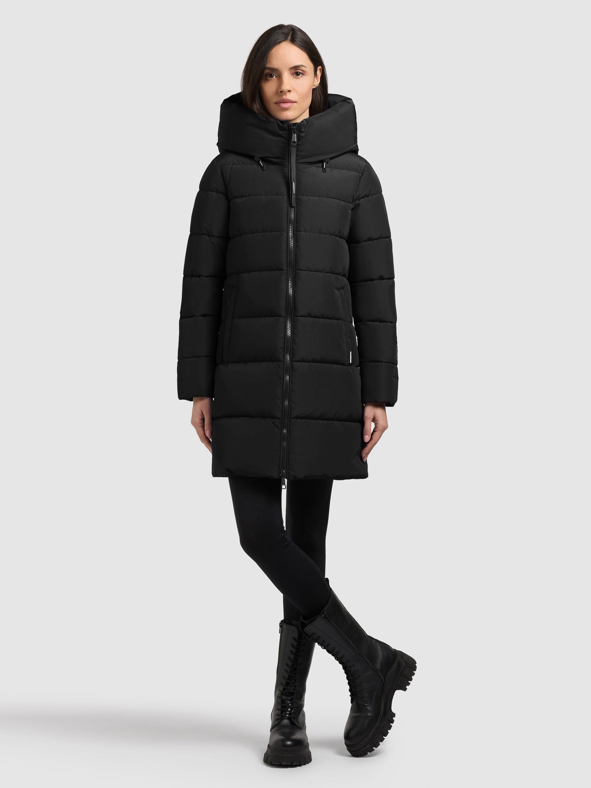 khujo Steppjacke »GRIMES« mit Kapuze Reissverschlusstaschen