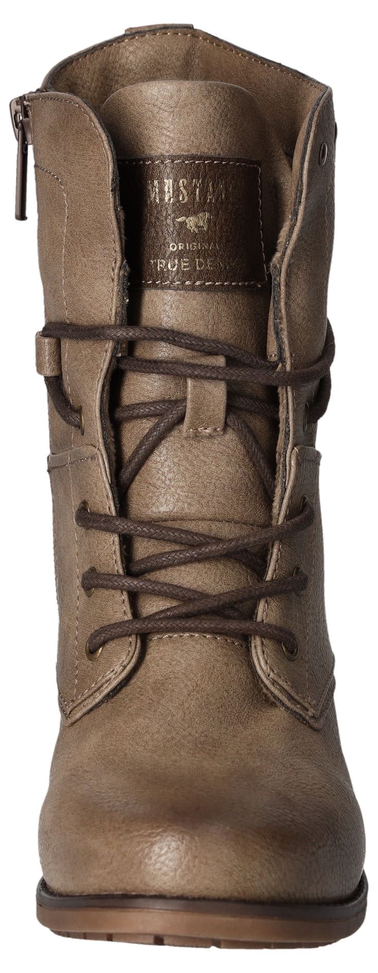 Mustang Shoes Stiefelette, Bikerboots, Stiefelette mit Innenreissverschluss