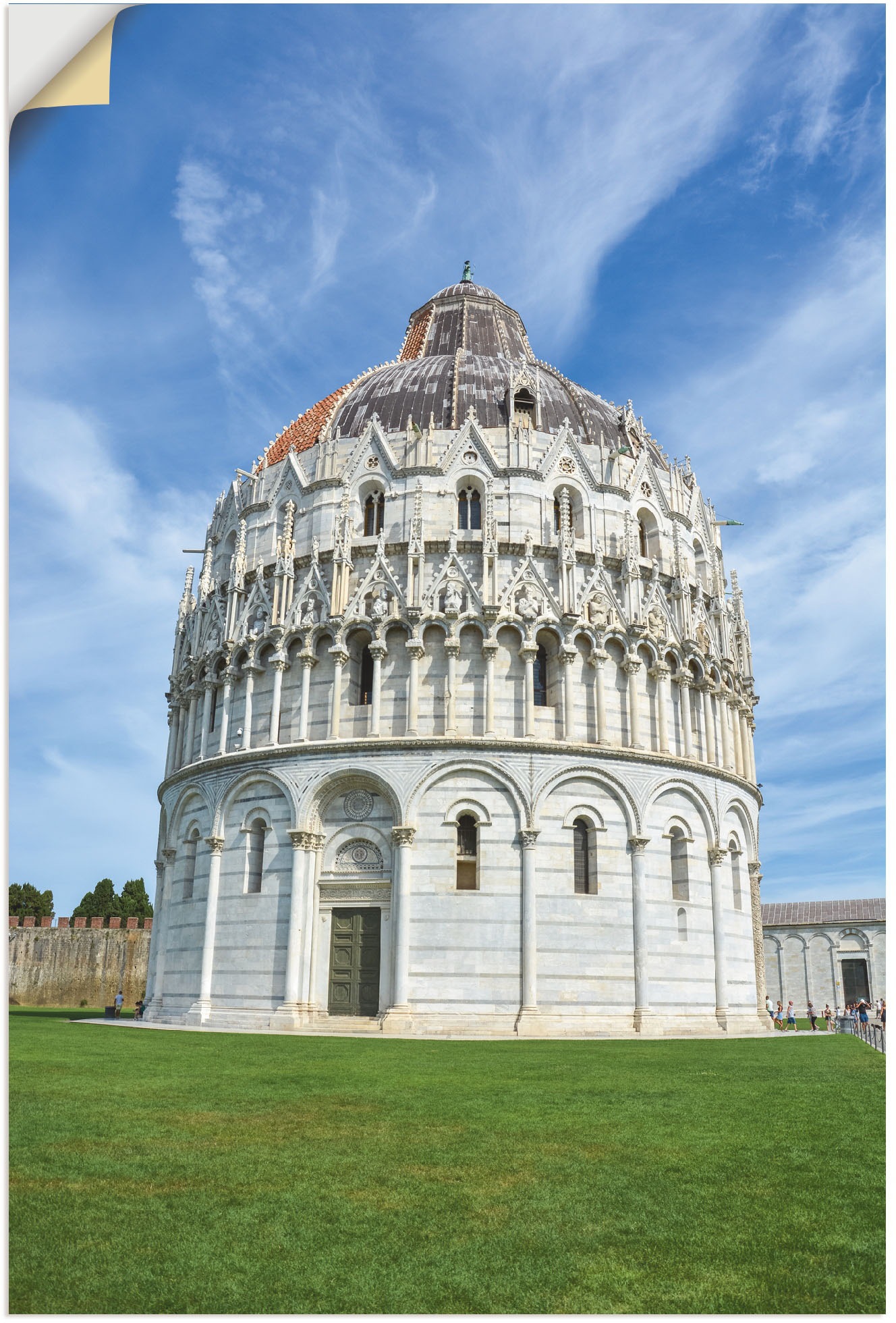 Image of Artland Wandbild »Battistero di San Giovanni«, Gebäude, (1 St.), in vielen Grössen & Produktarten - Alubild / Outdoorbild für den Aussenbereich, Leinwandbild, Poster, Wandaufkleber / Wandtattoo auch für Badezimmer geeignet bei Ackermann Versand Schweiz