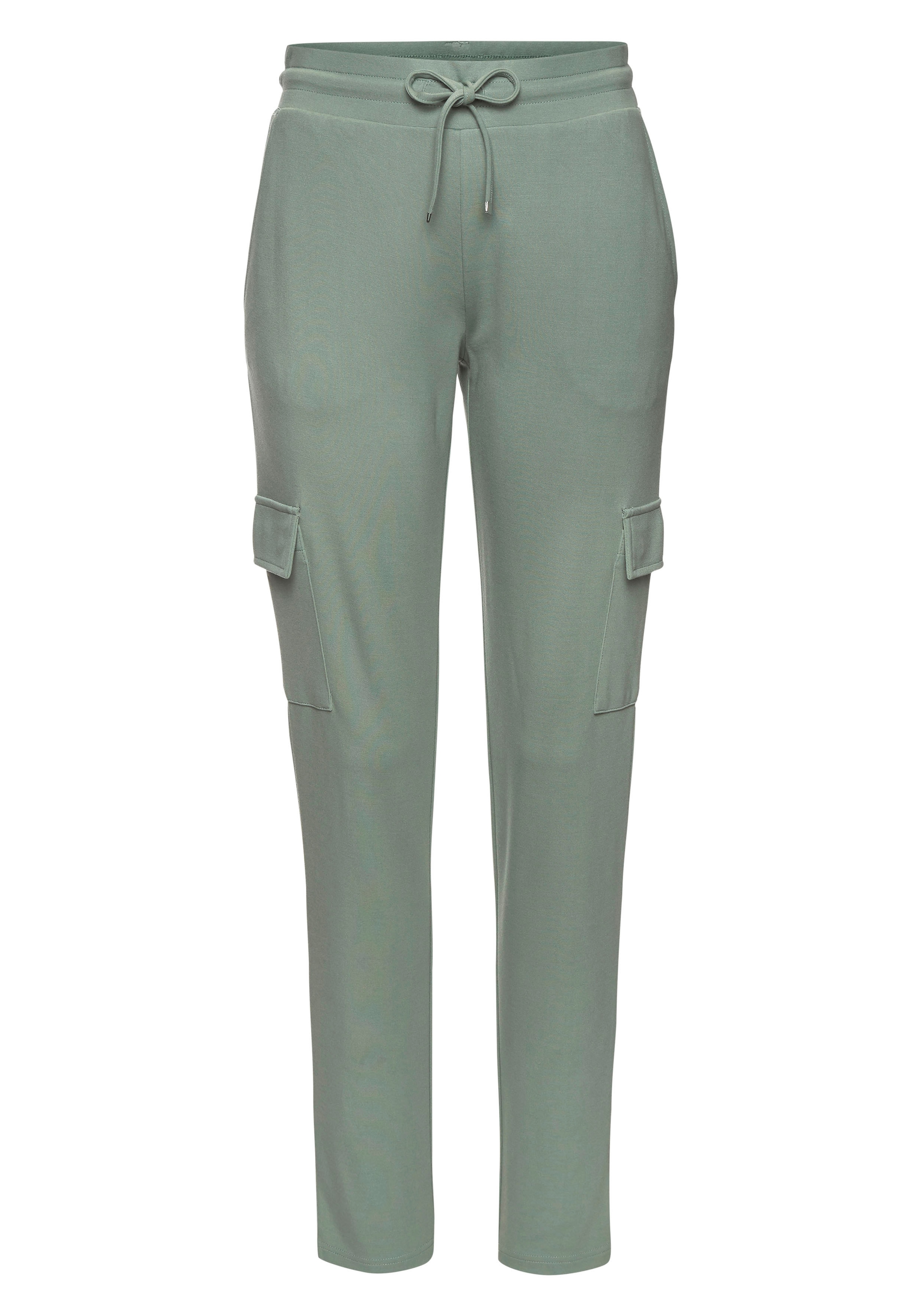 LASCANA Cargohose, in weich fliessendem Material, Loungewear