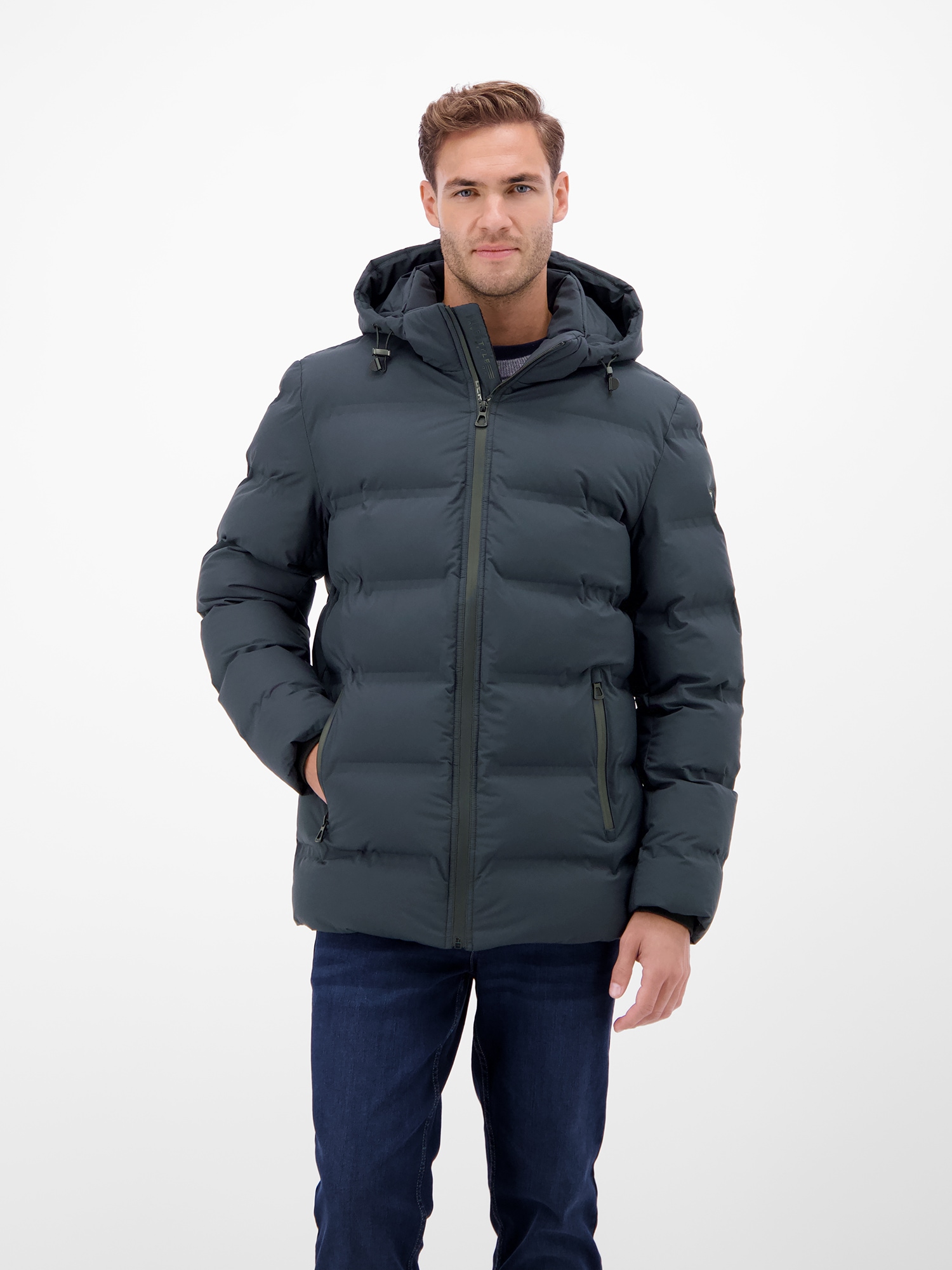 LERROS Veste d'hiver »Herren Winterjacke - smart und unkompliziert« mit Kapuze