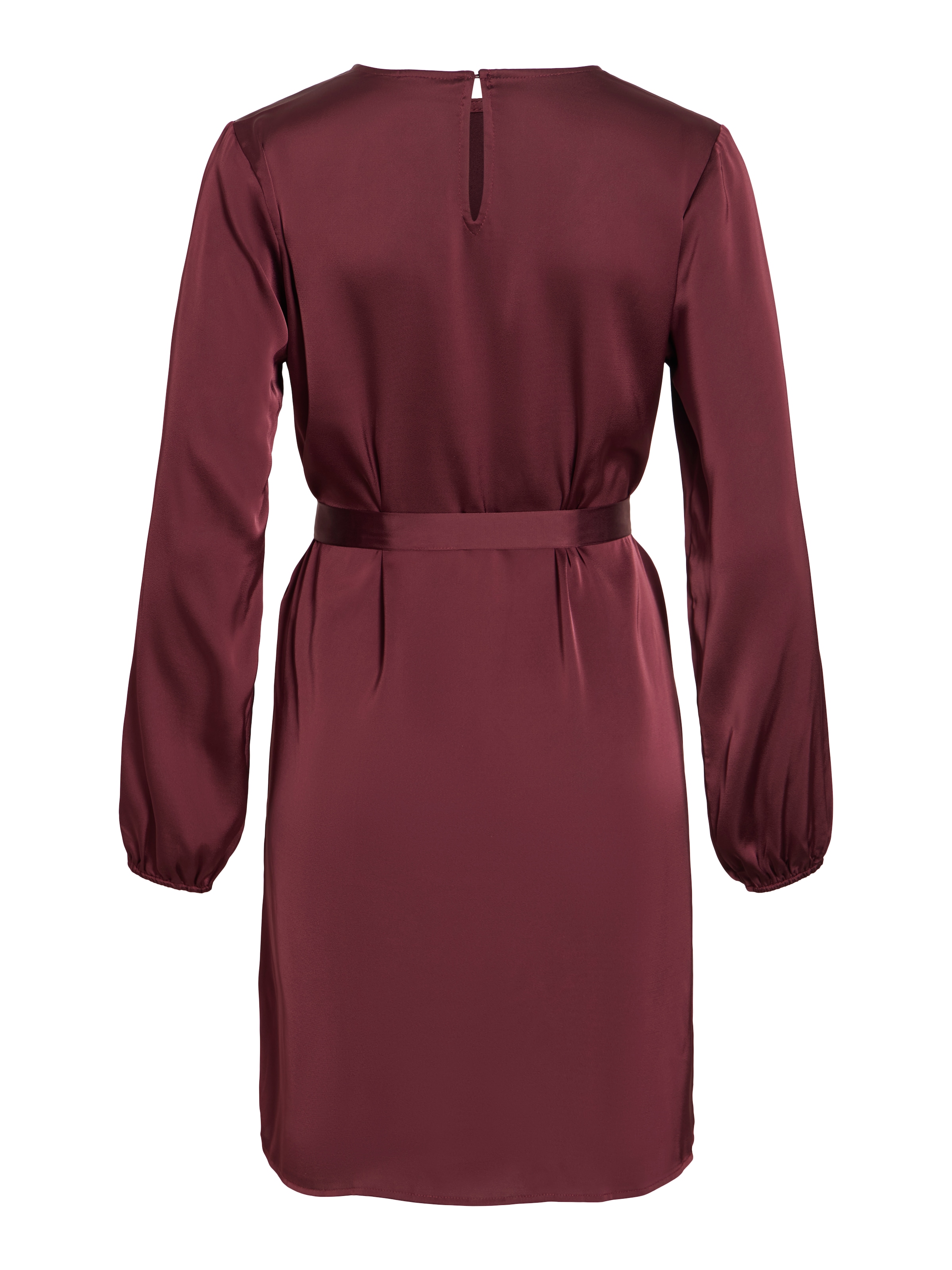 Vila Mini-robe »VIENNA RAVENNA L/S O-NECK DRESS - NOOS« Coupe ample, en fibre synthétique, facile d'entretien