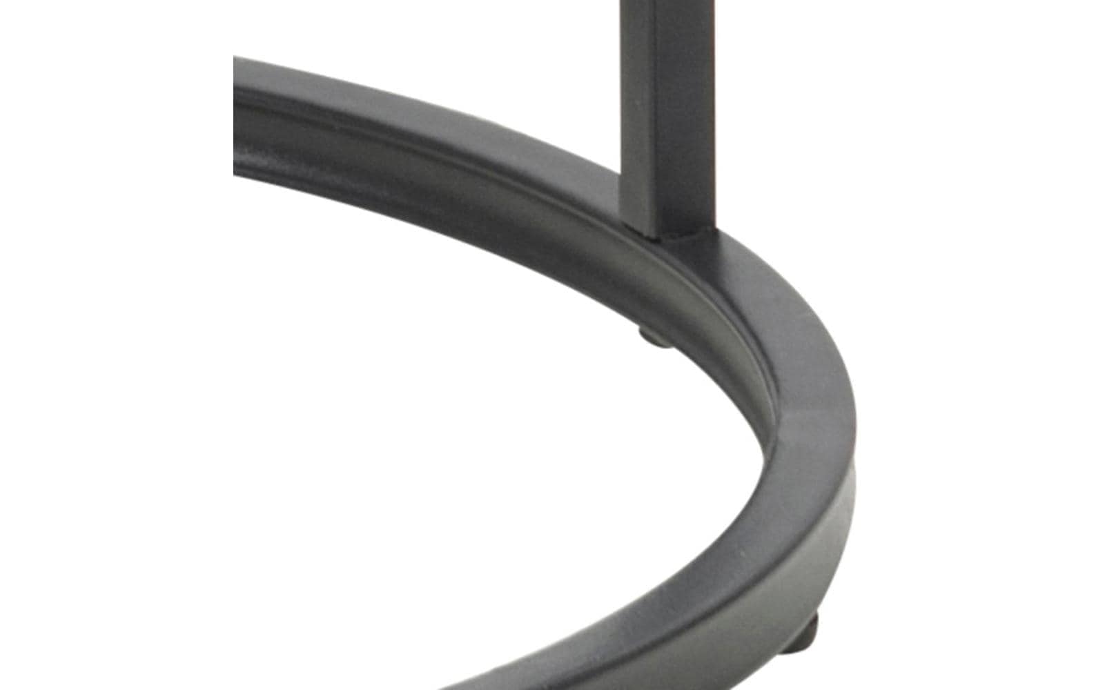 AC Design Beistelltisch Metallgestell im modernen Industrie-Look, rund, T: 40 x H: 55 cm