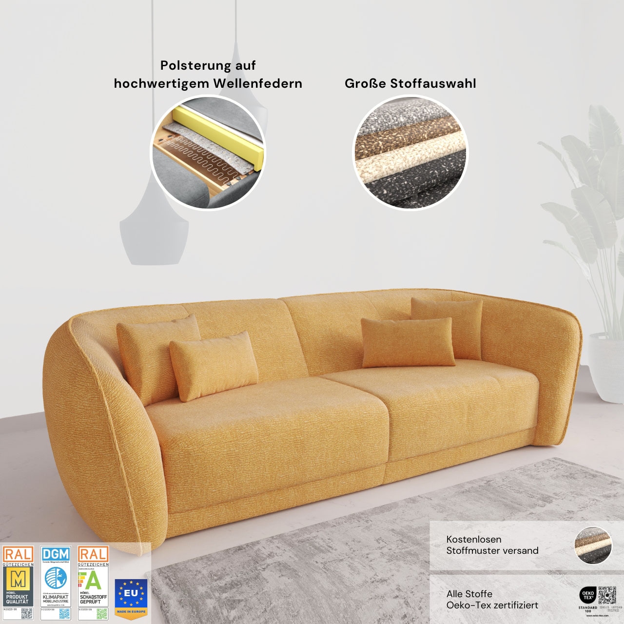 sit&more Big-Sofa »Neapel«