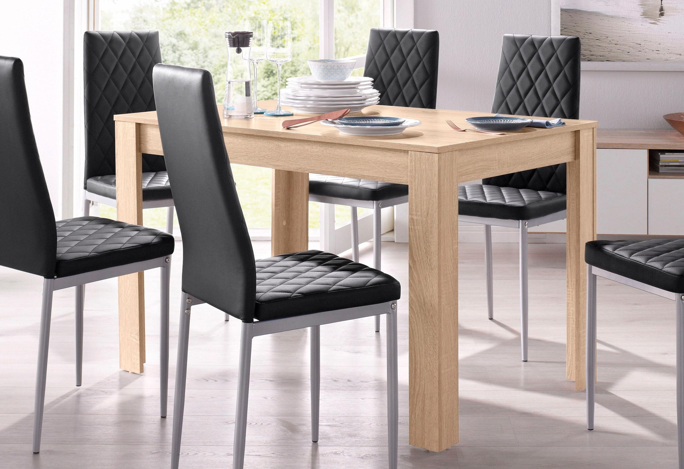 INOSIGN Esstisch »Meigh, TOPSELLER!«, (Tisch, Esstisch), Breite 120 cm, verschiedene Grössen, verschiedene Farben