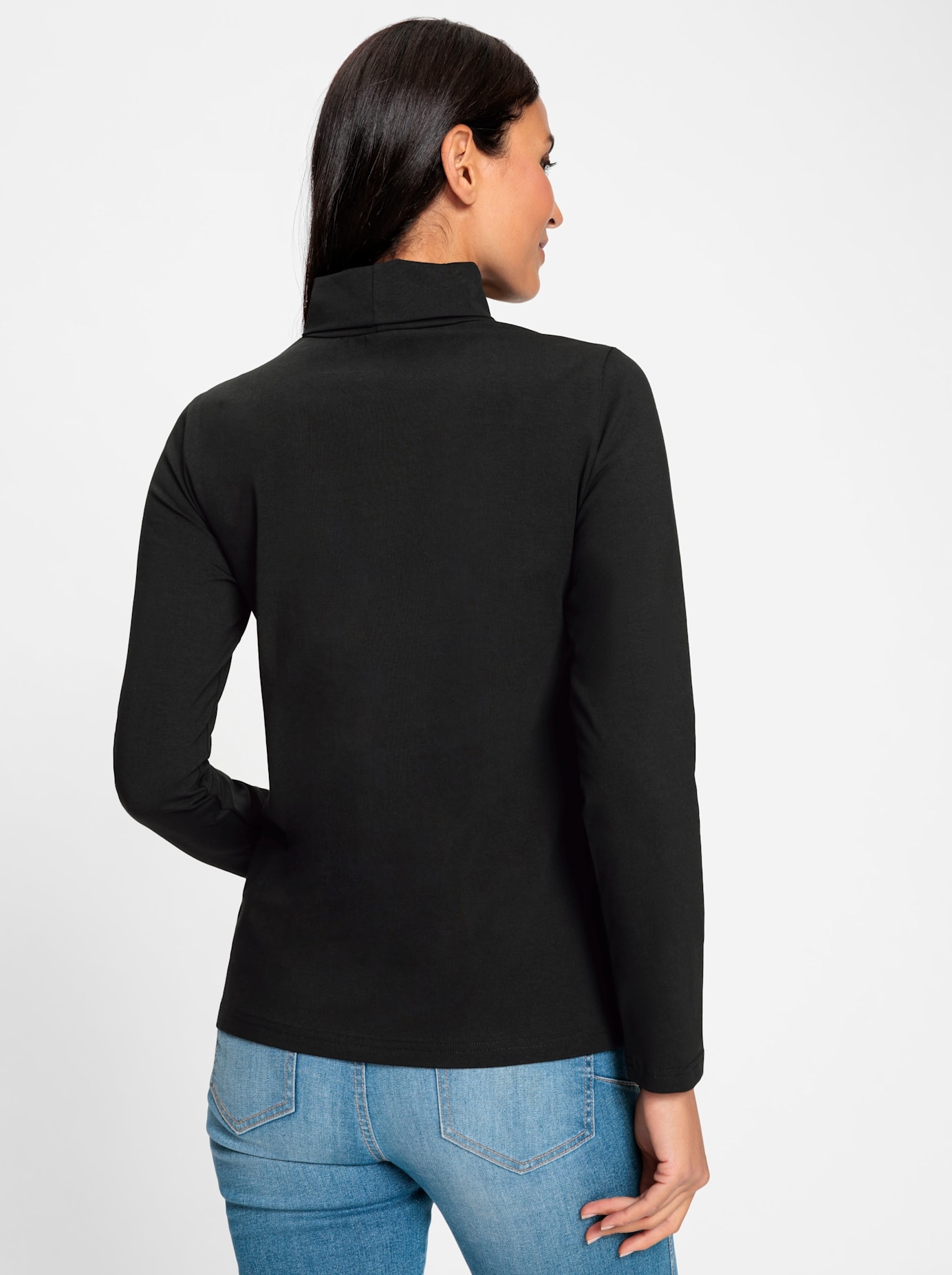 heine Langarmshirt »Rollkragen-Shirt«, (1 tlg.)
