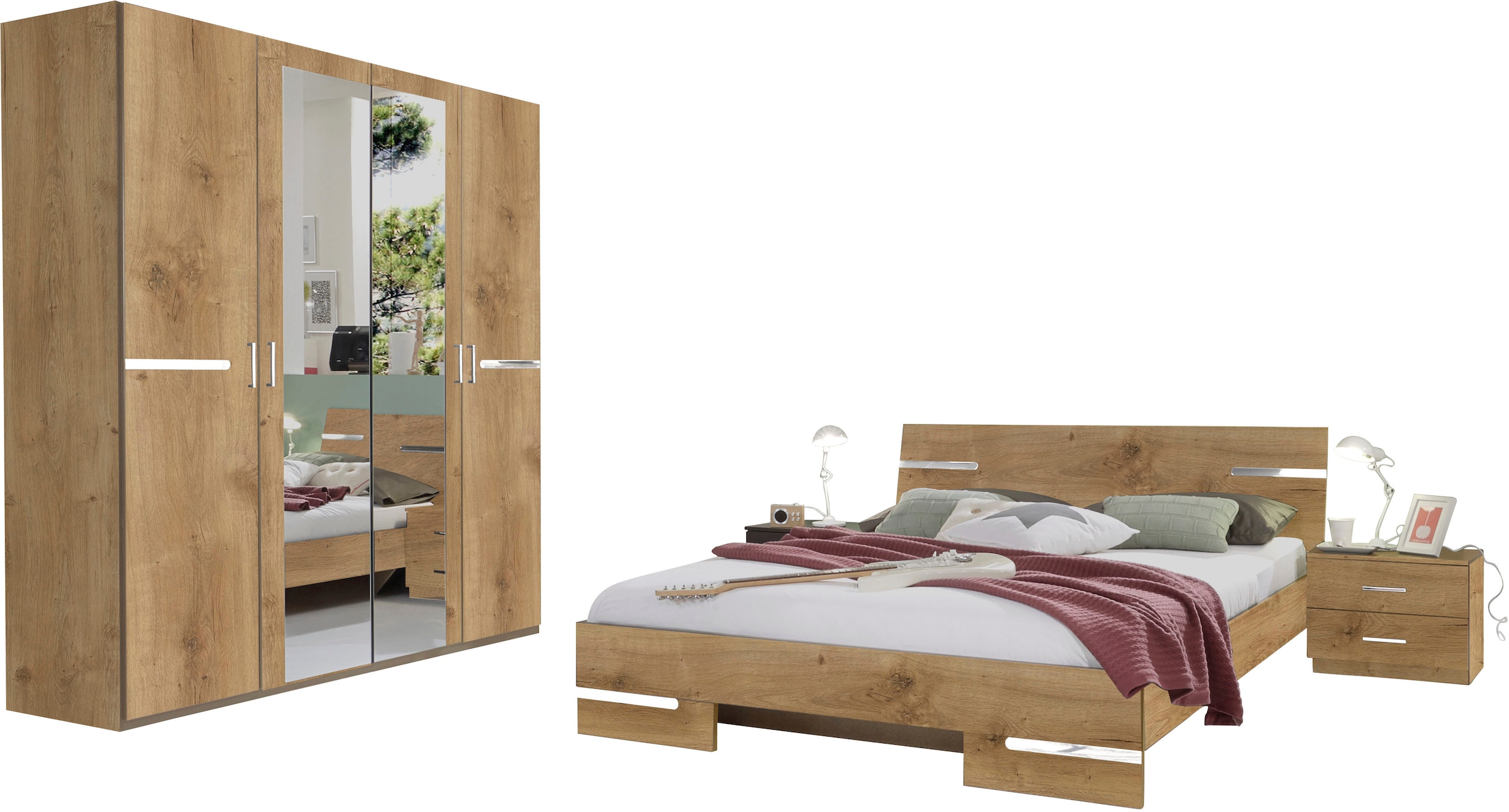Image of Wimex Komplettschlafzimmer "Anna" 4 Stk. tlg. Spar Set