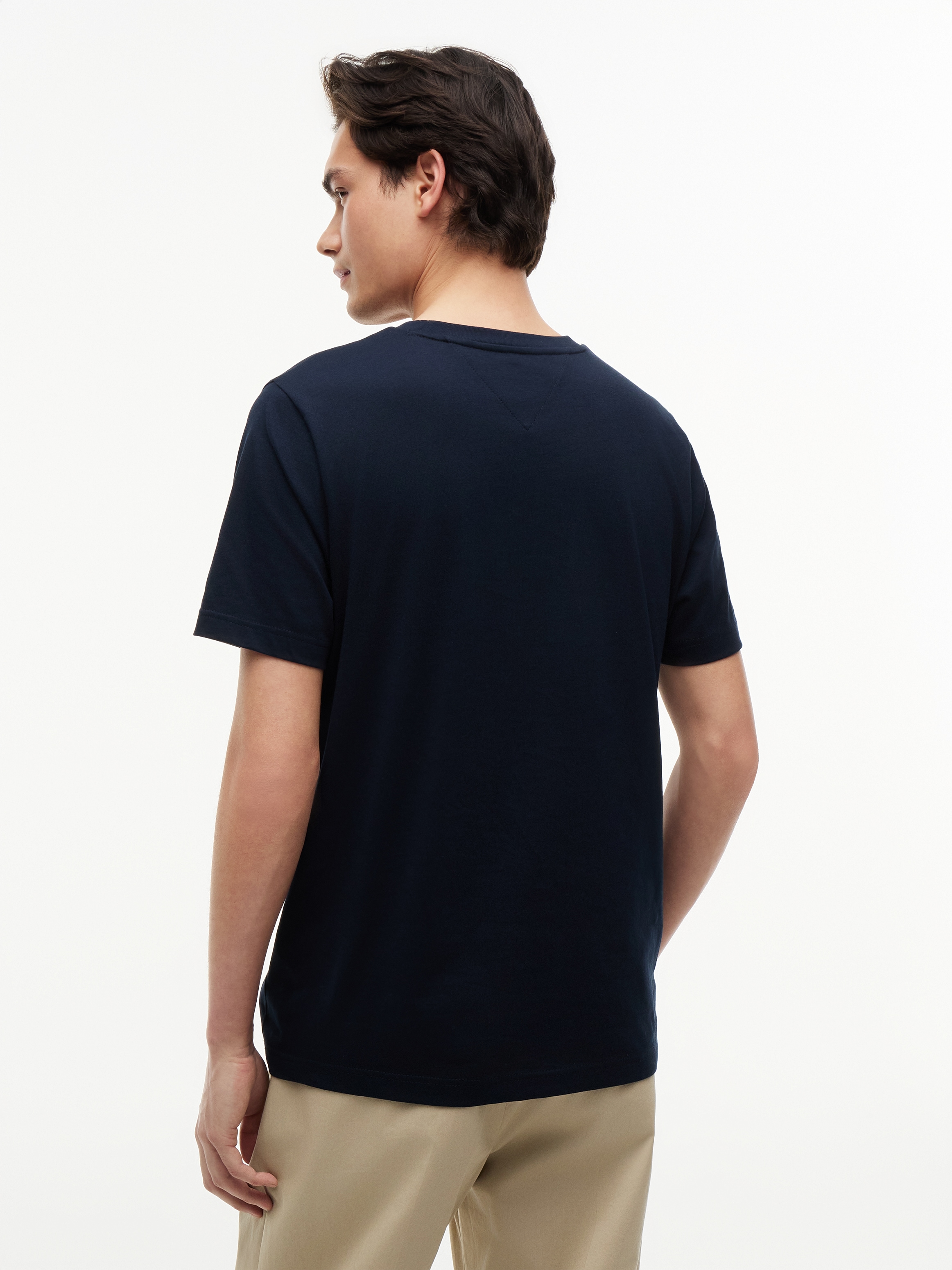 Tommy Hilfiger T-Shirt »SCRIPT FLAG REGULAR TEE« aus Jersey mit Flag-Grafik