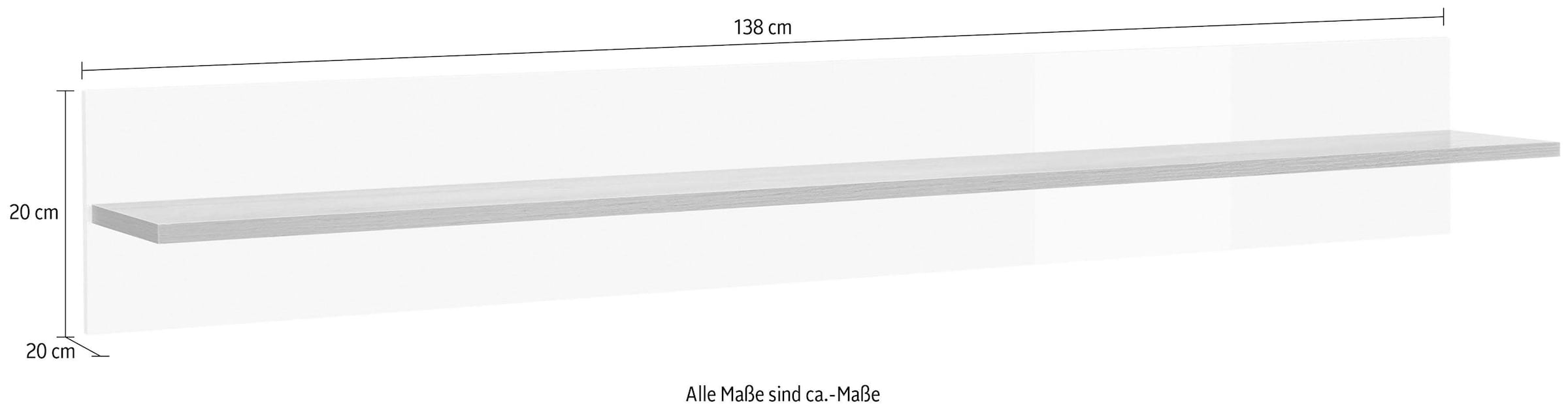 Home affaire Wandregal »CLAiR Wandregal 71« Breite 138 cm