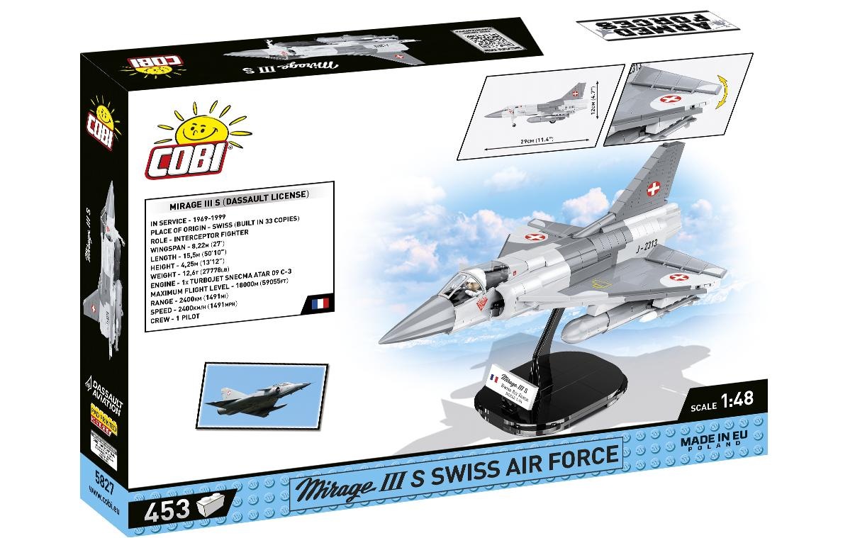 COBI Spielzeug-Flugzeug »S Swiss AF / 453 pcs.«, (453 tlg.)