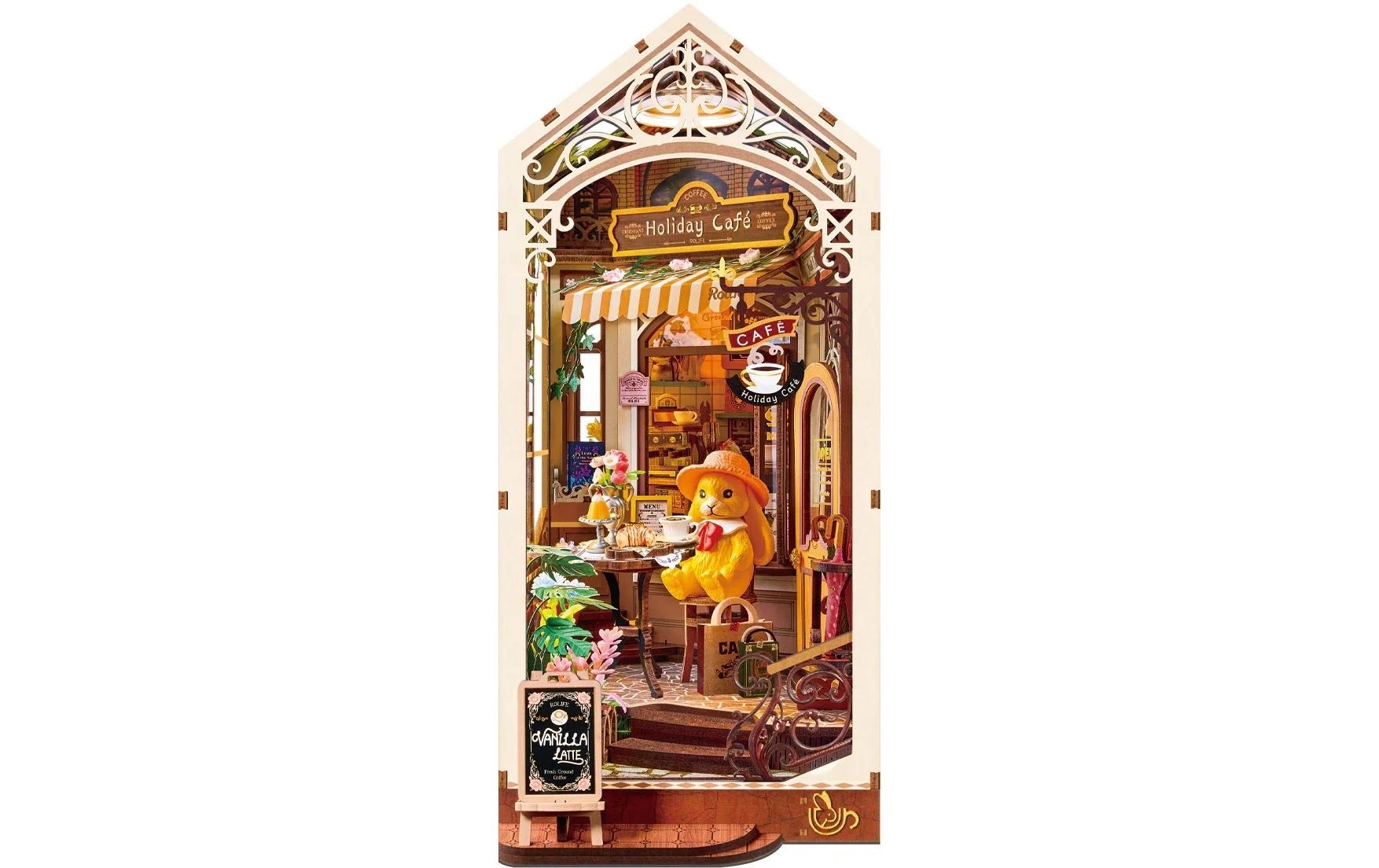   Modellbausatz »Rolife Holiday Café Holzbausatz Book Nook« 171 Stk. tlg.