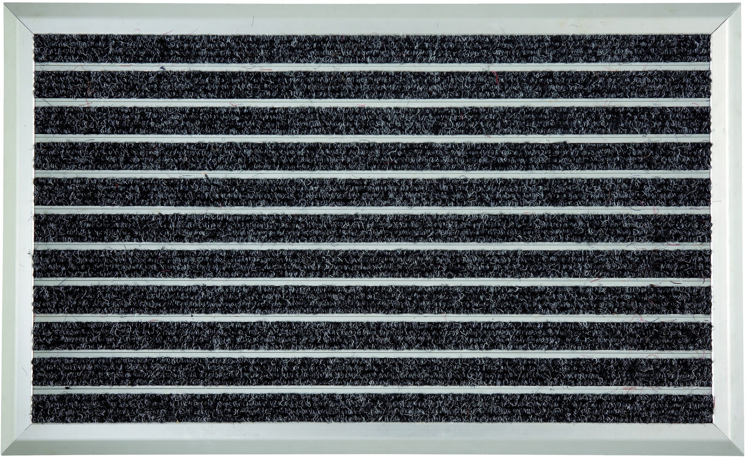 Image of ASTRA Fussmatte "Exclusiv Mat" rechteckig 13 mm Höhe Schmutzfangmatte, strapazierfähig, Aluminium Rahmen