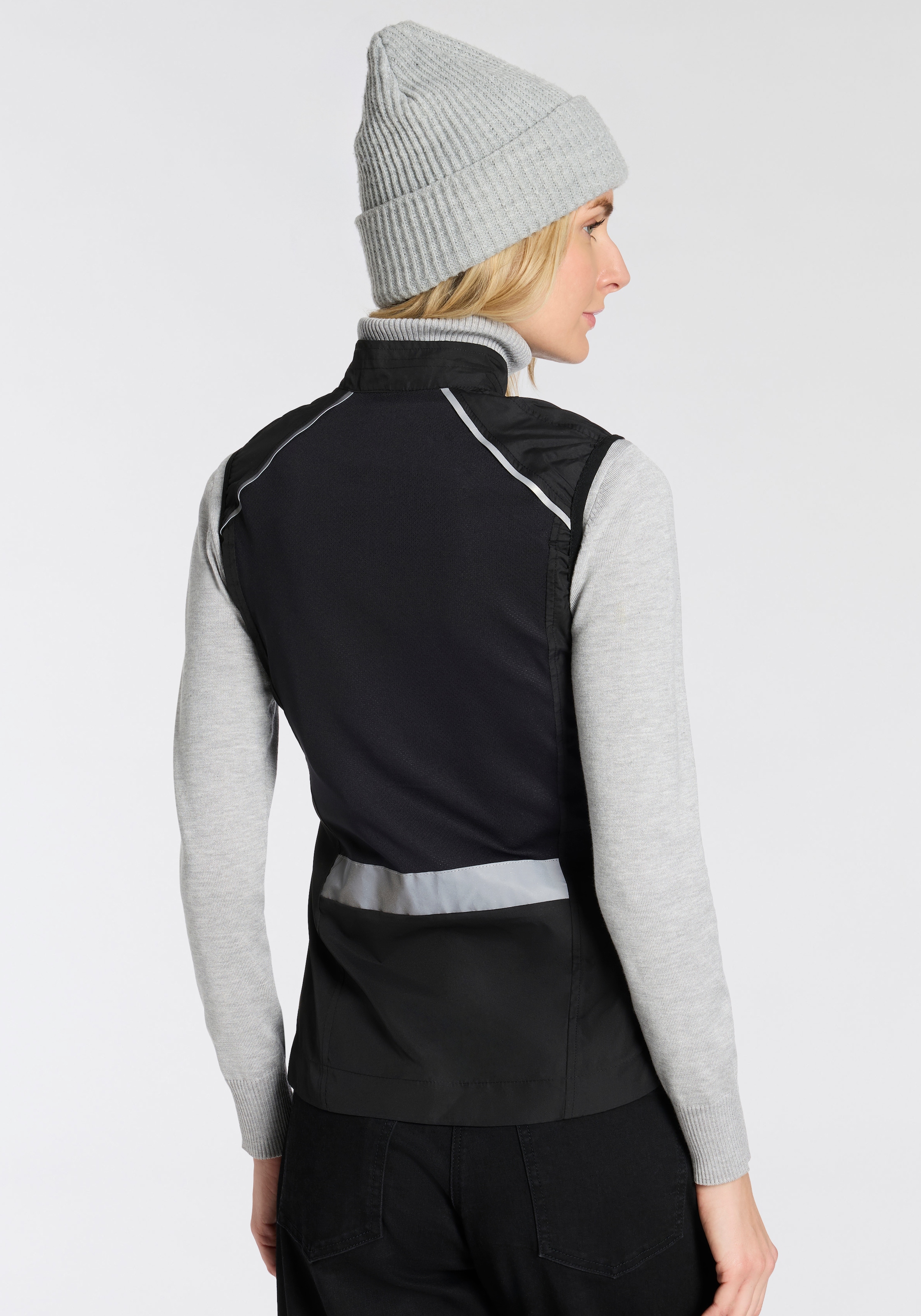CMP Gilet fonctionnel mit reflektierenden Details, sportlicher Stil