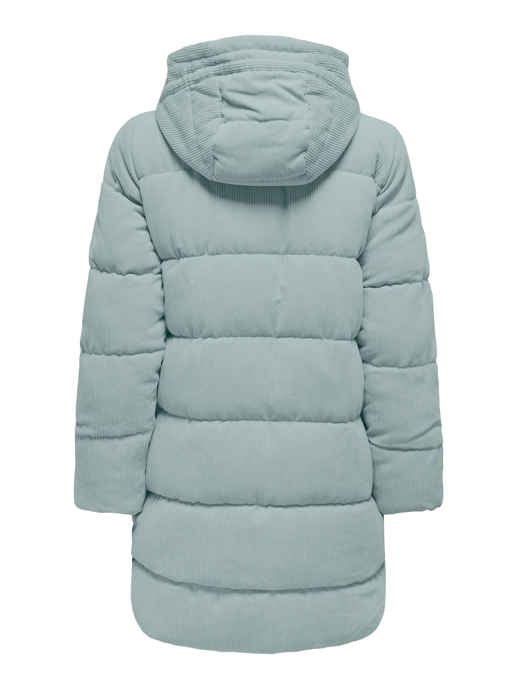 ONLY Steppjacke »ONLDOLLY LONG CORDUROY PUFFER OTW«, mit Kapuze, aus feinem Cordmaterial