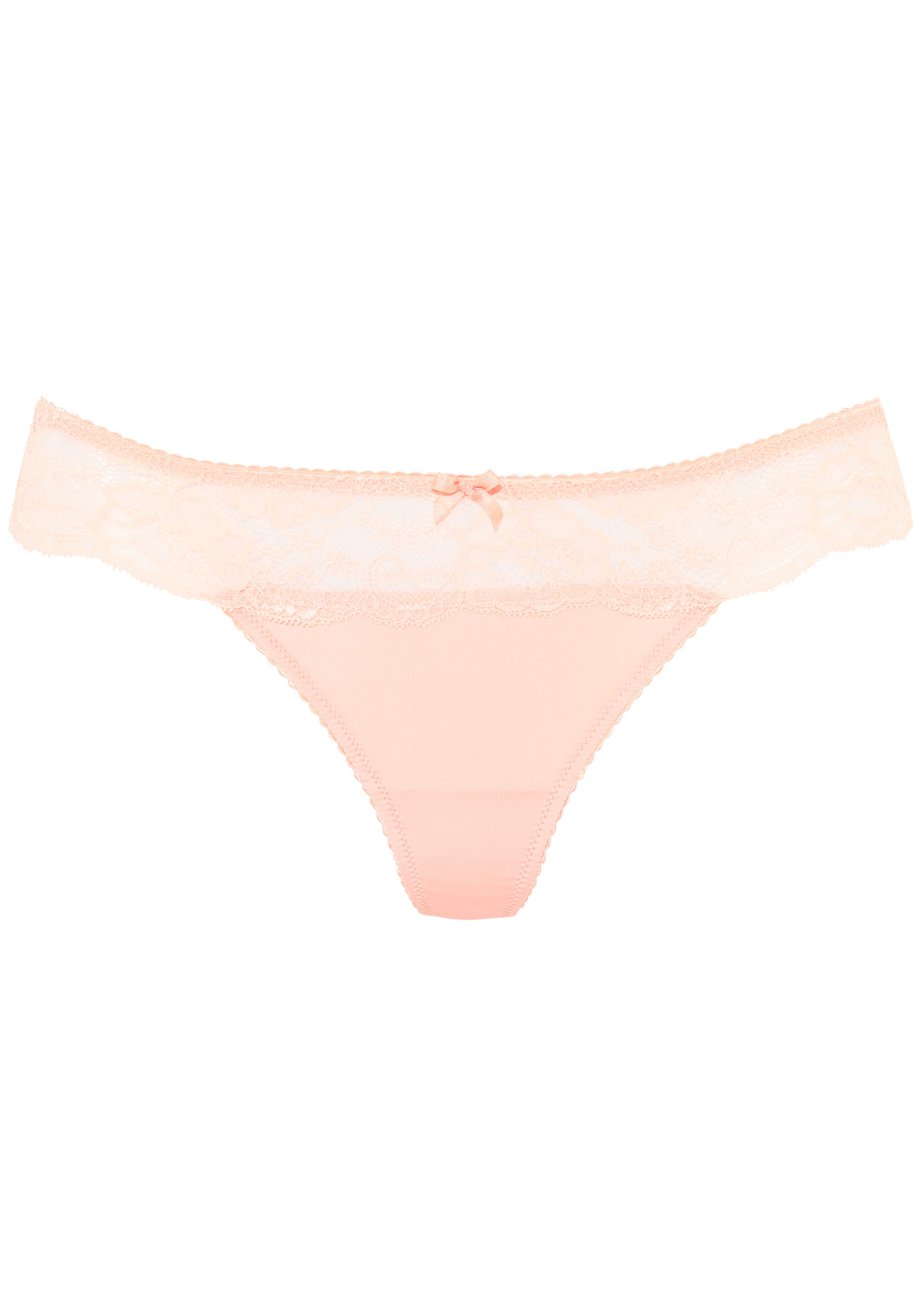 Image of LASCANA String mit breitem Spitzenbund, mit elastischem Beinabschluss