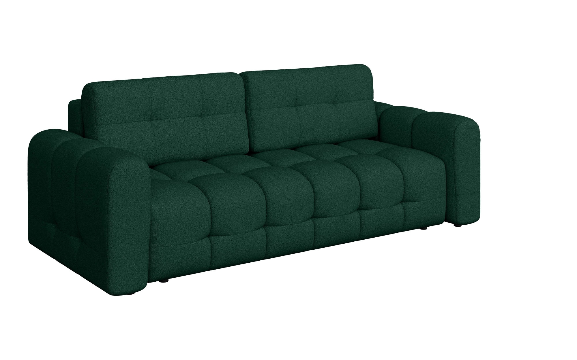 INOSIGN 3-Sitzer »Manilla, wahlweise mit Bettfunktion, B/T/H 265/117/91 cm«, mit Wellenunterfederung, in verschiedenen Materialien und Farben