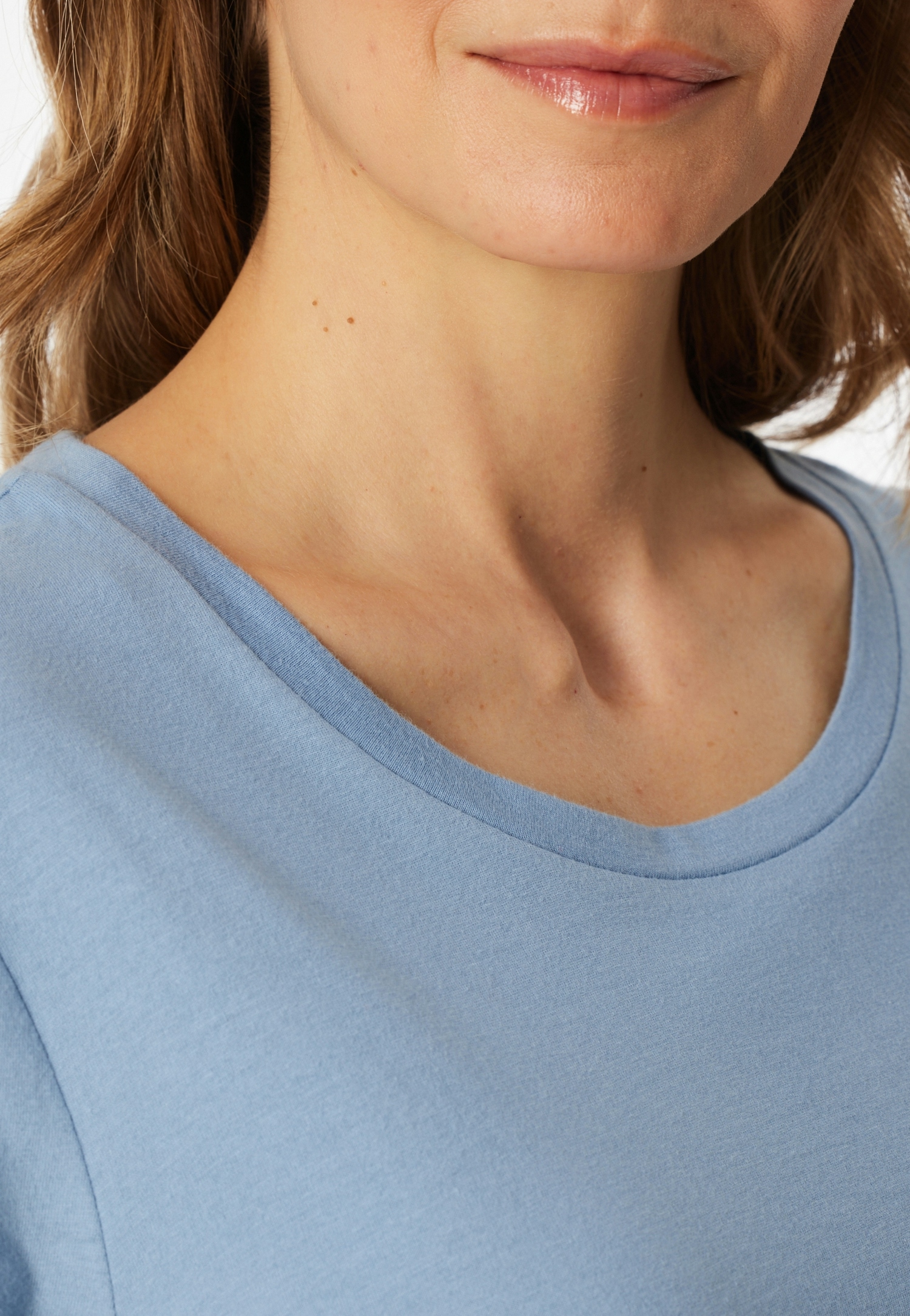 uncover by SCHIESSER Schlafanzug »Uncover Nightwear« 2 tlg. Baumwolle, Single Jersey-Qulität, langärmelig, bequem, atmungsaktiv