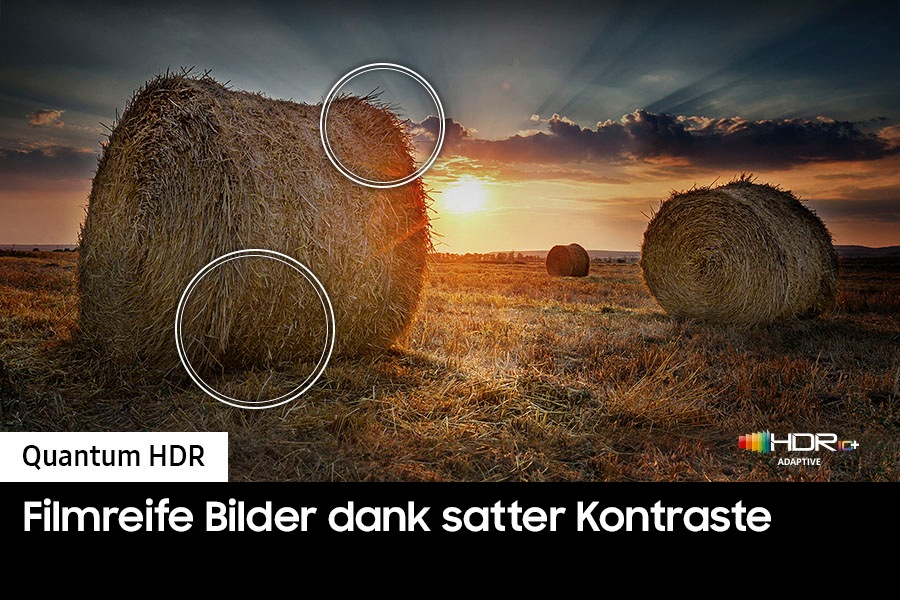 Samsung LED-Fernseher »GQ55Q70CAT«, 4K Ultra HD, Smart-TV, Quantum Prozessor 4K,Quantum HDR,Gaming Hub