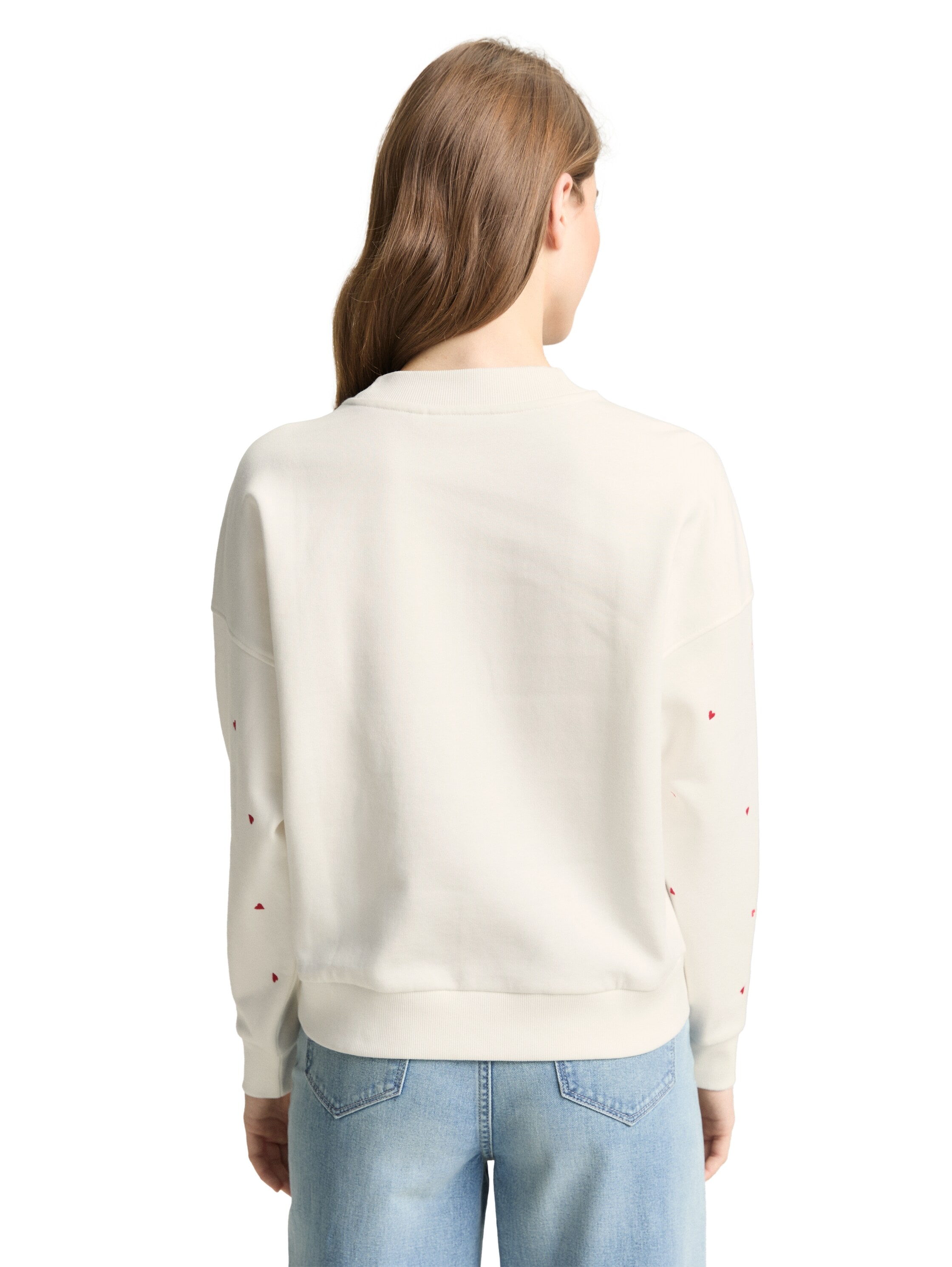 TOM TAILOR Denim Sweatshirt , mit All-Over Print
