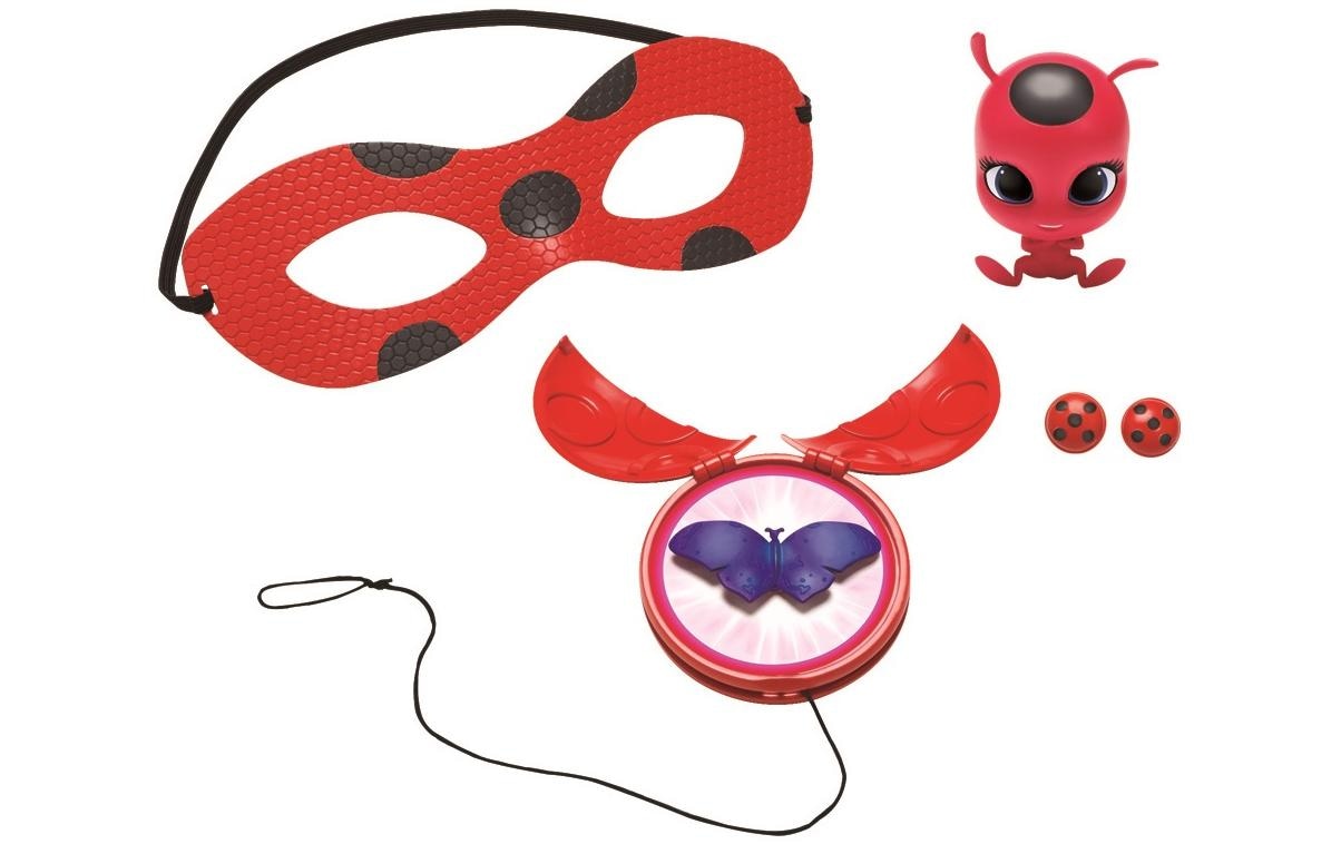 Verkleidungsmaske »Miraculous – Ladybug«, (1 JoJo-1 Maske-1 Paar...