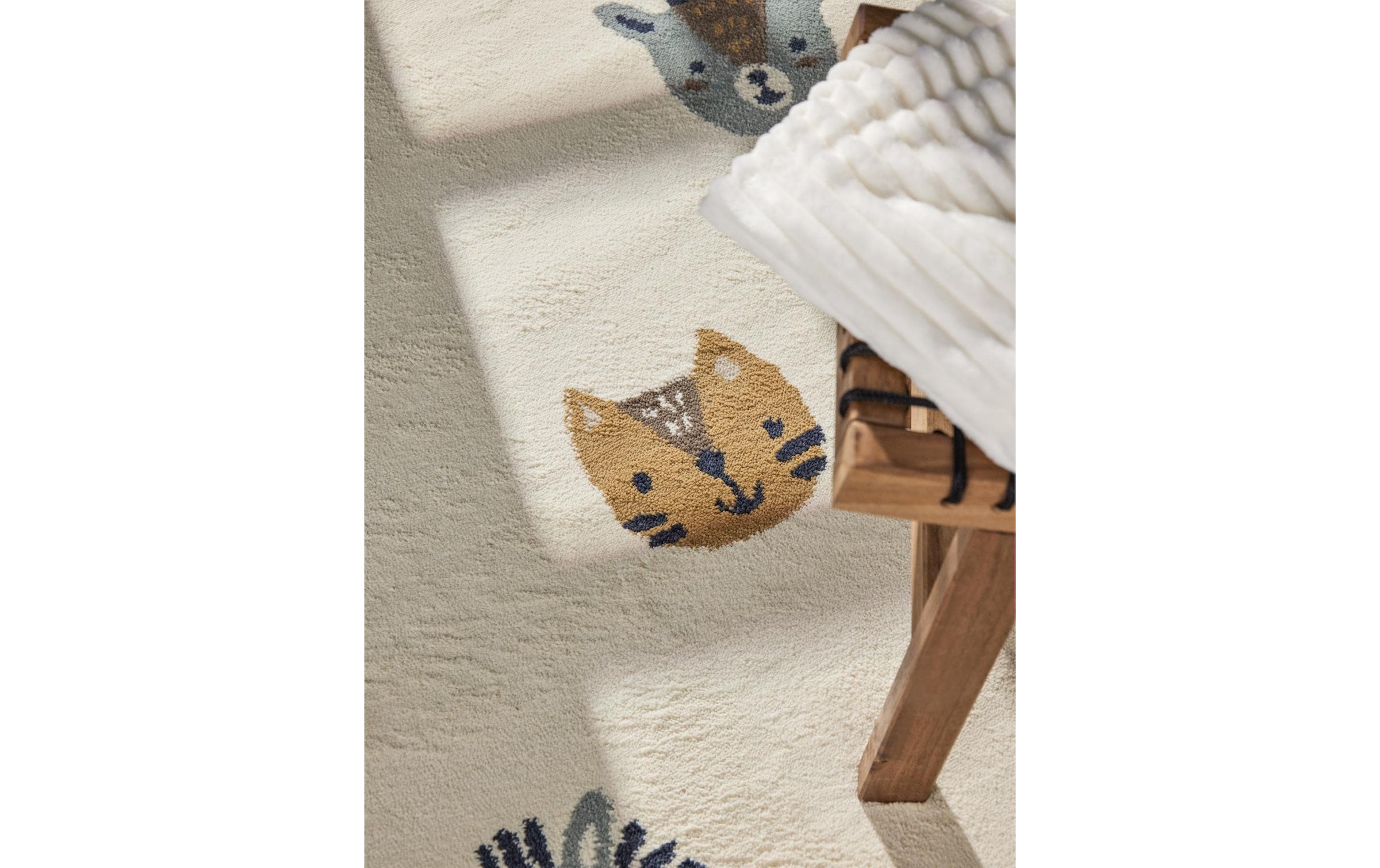 HANSE Home Kinderteppich »Tiny Zoo« rechteckig 10 mm Höhe Pflegeleicht, Weich, Kinderzimmer, Spielteppich, Spielunterlage