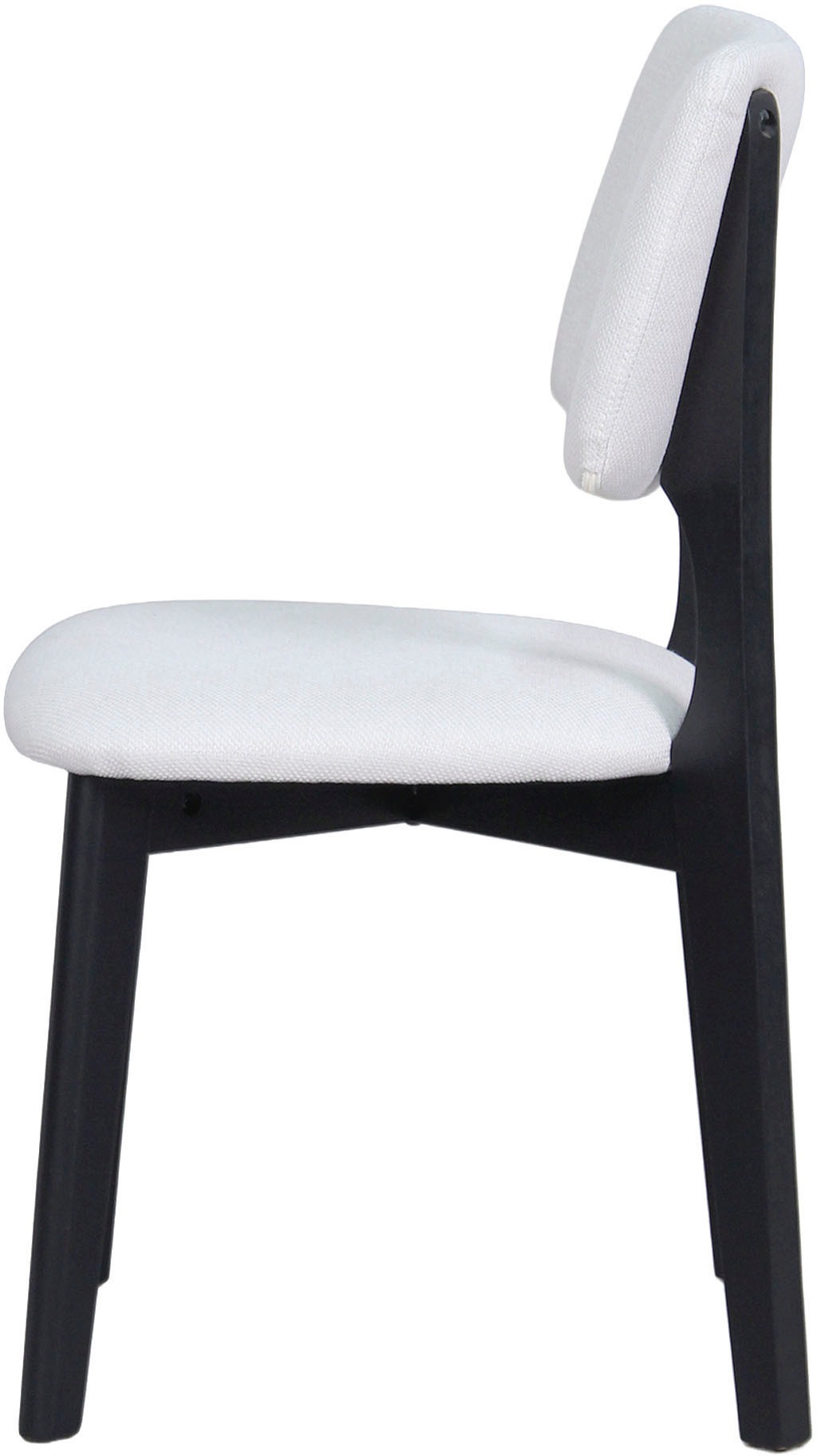 byLIVING Chaise de salle à manger »Elsa« (Set) 2 cuismodern gemütlicher Massiv - Holzstuhl mit hochwertigem Webstoffpolster