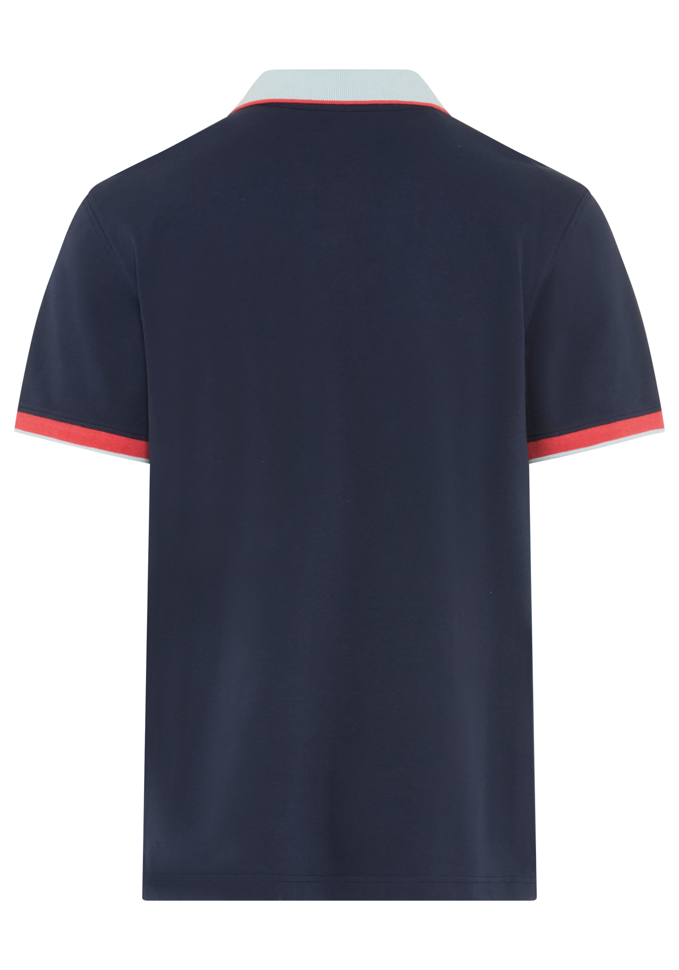 DELMAO Polo »Neue Kollektion!« klassischer Polokragen, Kurzarm, normale Passform, mit Stickerei
