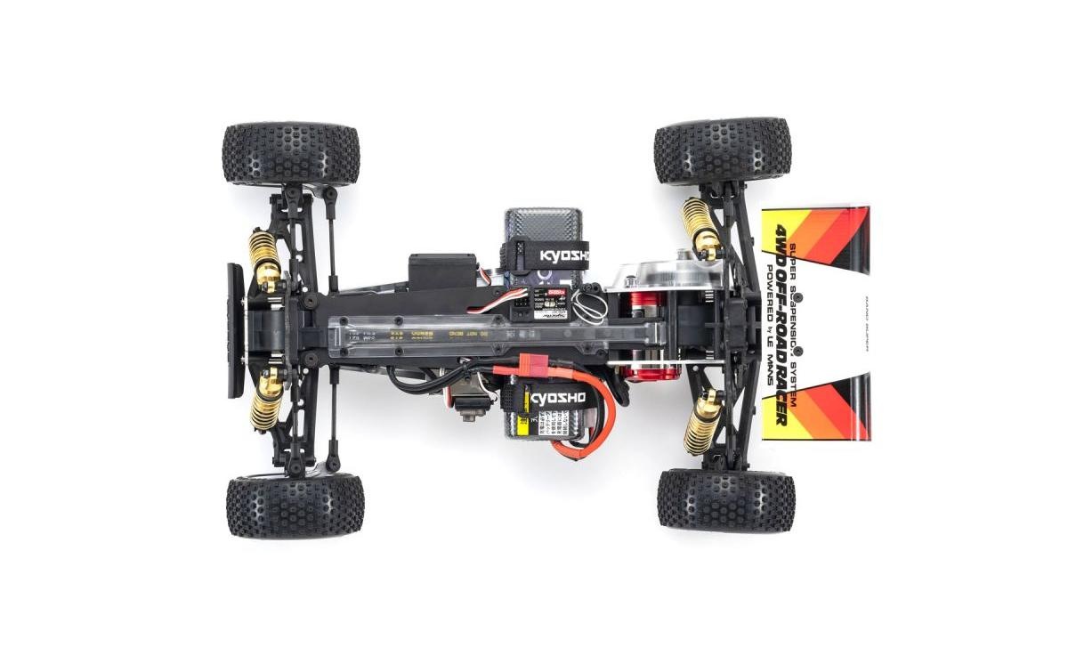 RC-Buggy »Kyosho Optima Mid, 4WD, Legendary Series Bausatz,«, Unlackiert