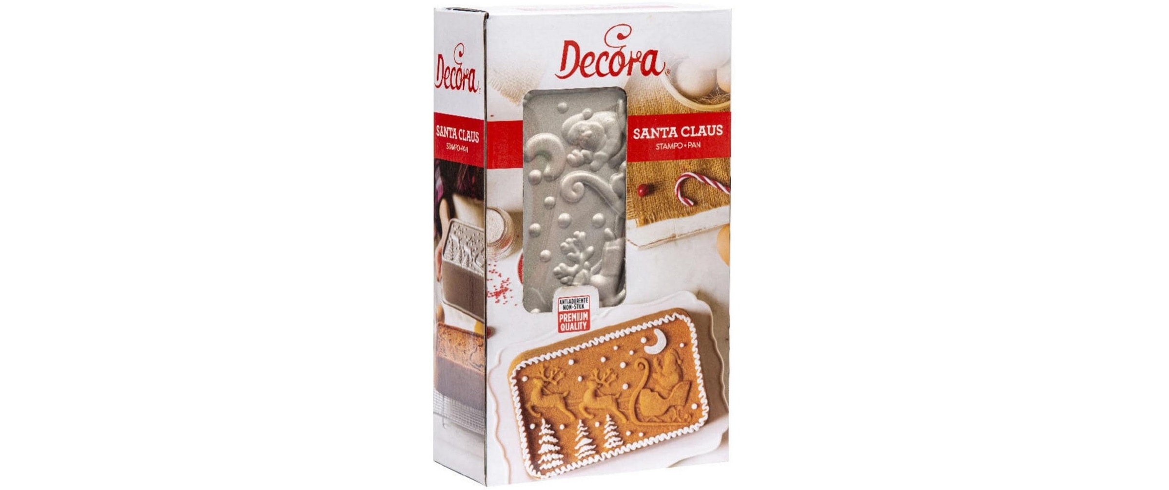 Image of Decora Backform "Decora Backform Weihnachtsmann Aluminiumguss Antihaft"